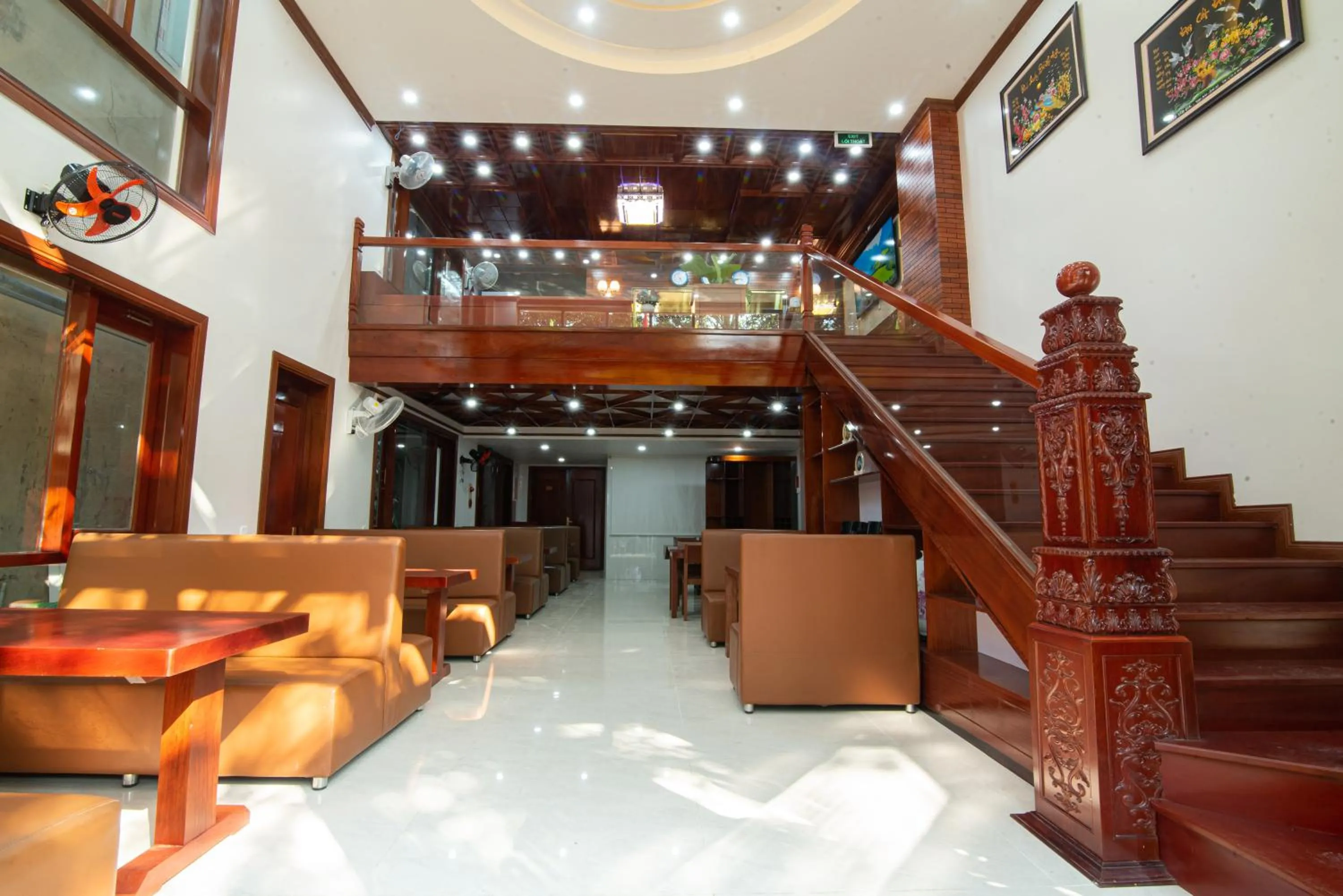 Living room in Minh Quang Hotel