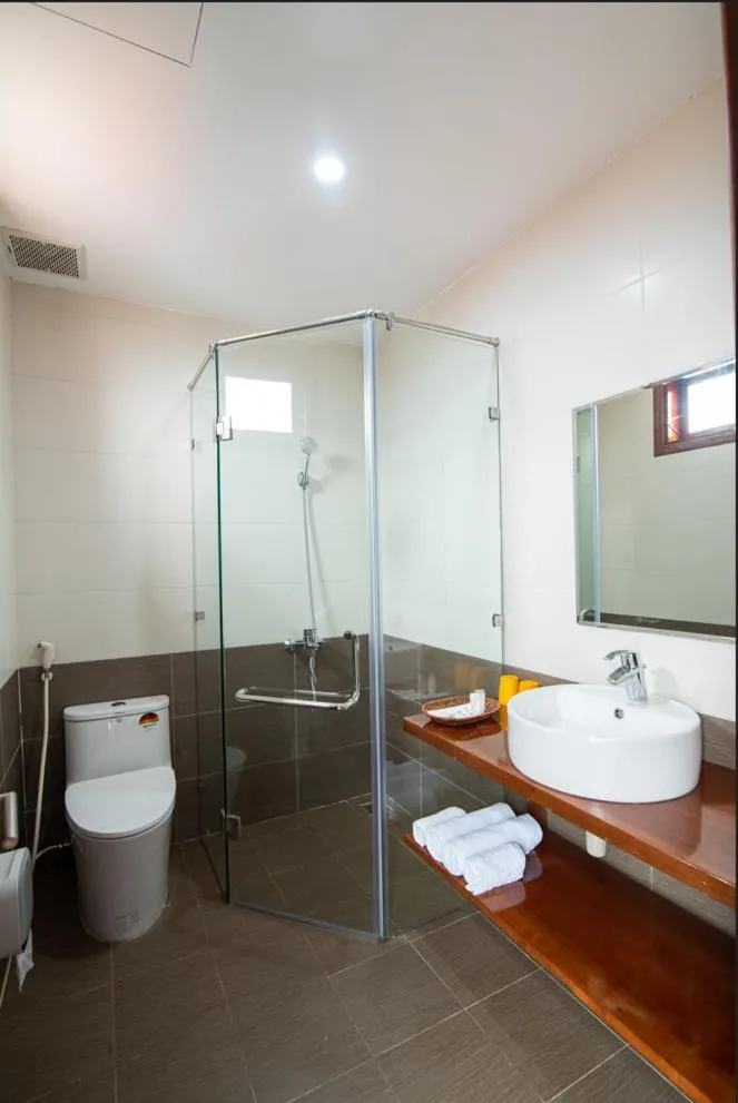 Bathroom in Minh Quang Hotel