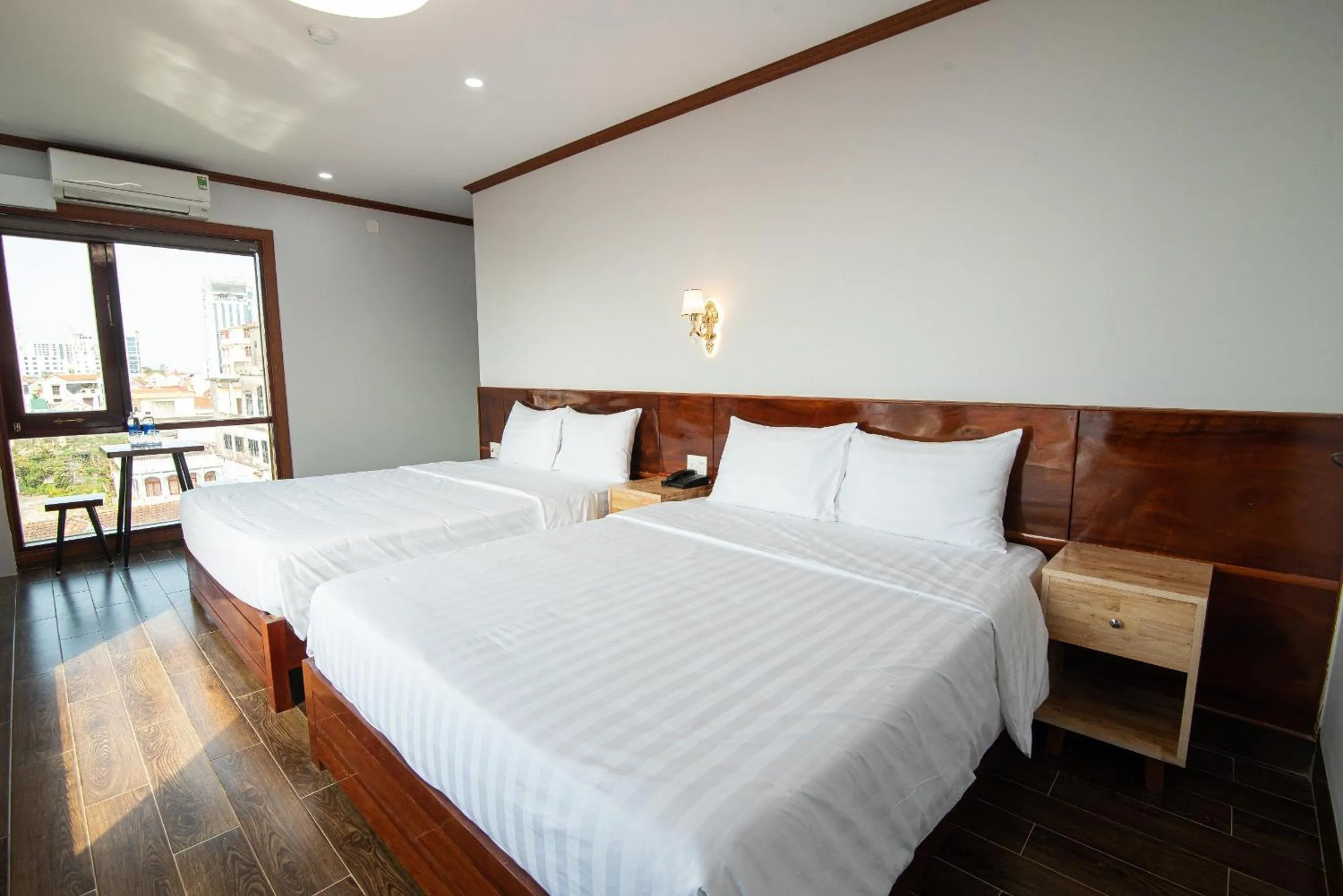 Bed in Minh Quang Hotel