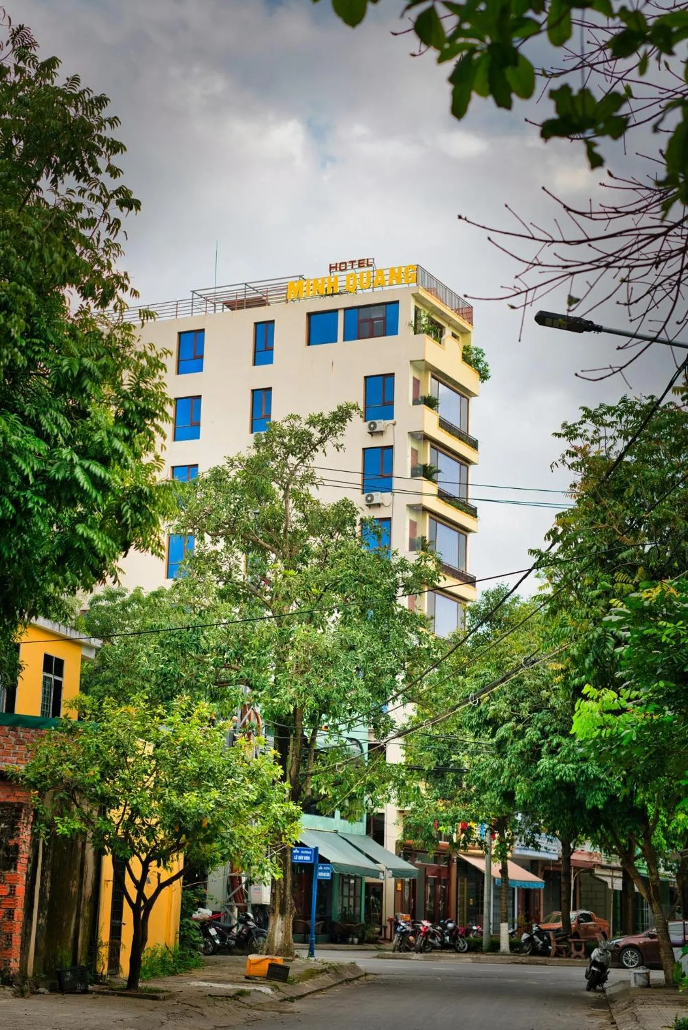 Property building in Minh Quang Hotel