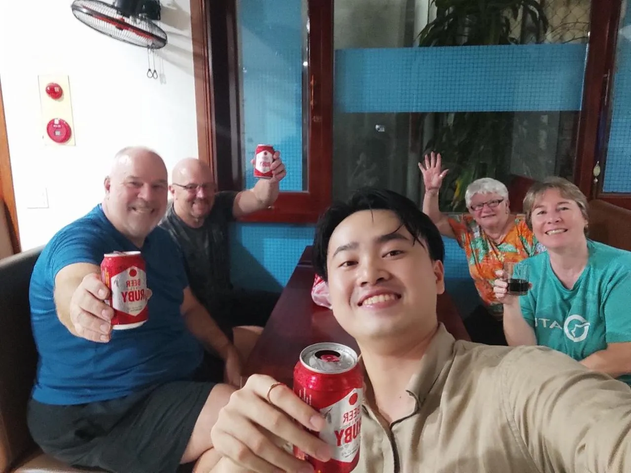 People in Minh Quang Hotel