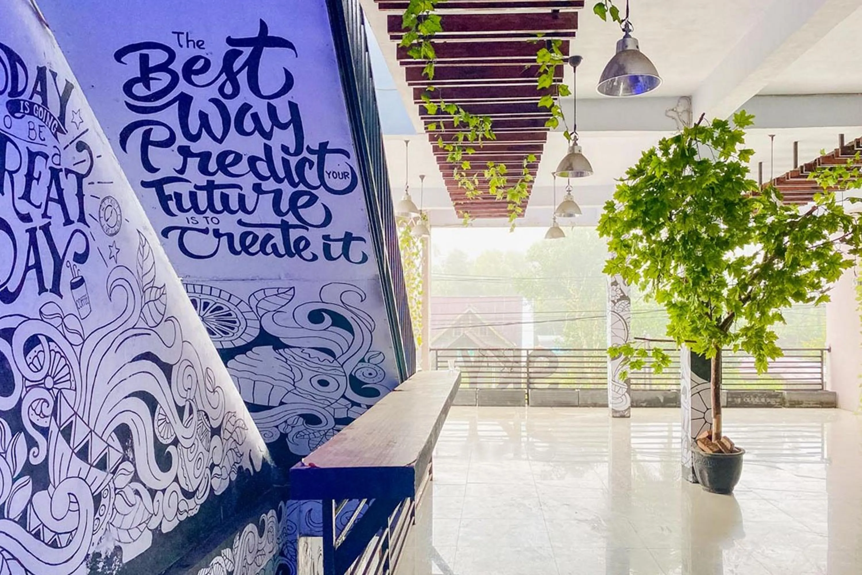 Balcony/Terrace in Sky Residence Tomohon Mitra RedDoorz