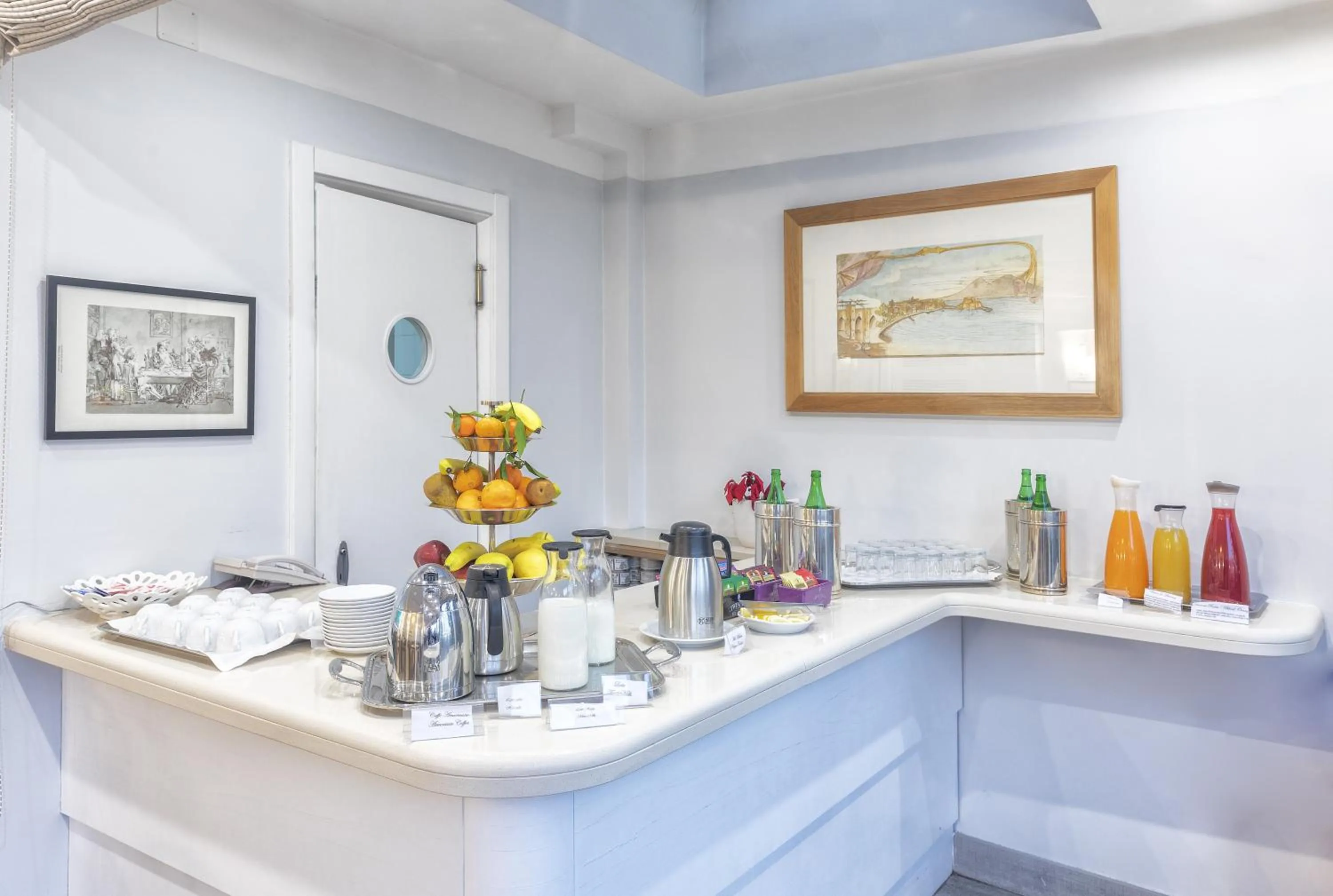 Food and drinks in Palazzo Turchini