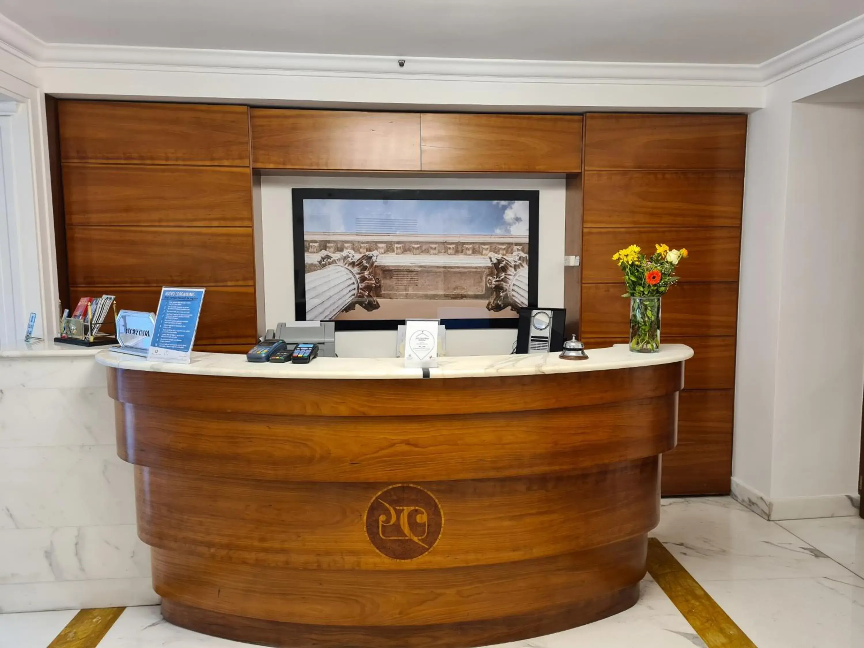 Lobby or reception in Palazzo Turchini Lobby or reception in Palazzo Turchini