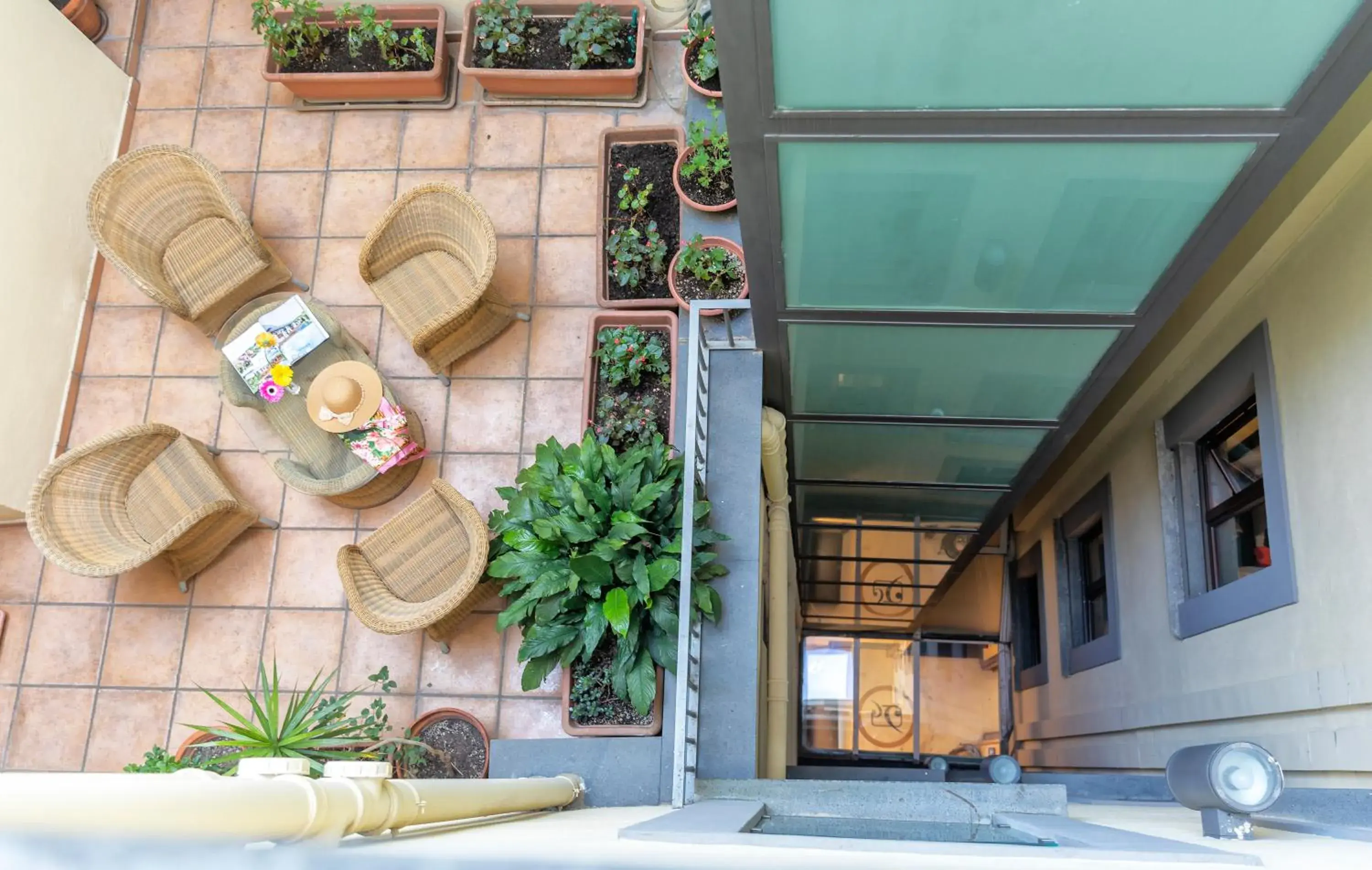 Quiet street view in Palazzo Turchini Quiet street view in Palazzo Turchini