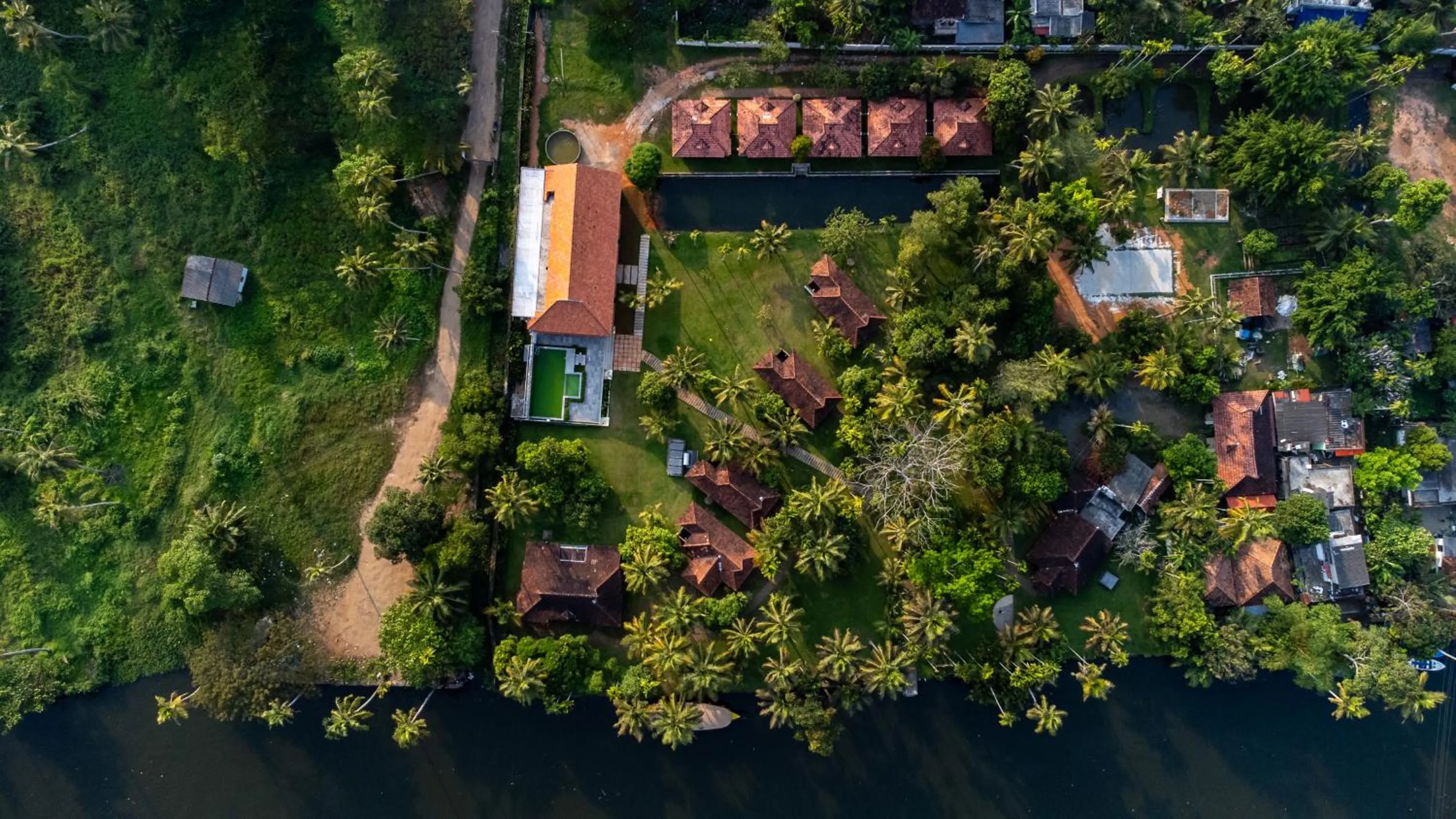 Bird's eye view in Palmgrove Lake Resort