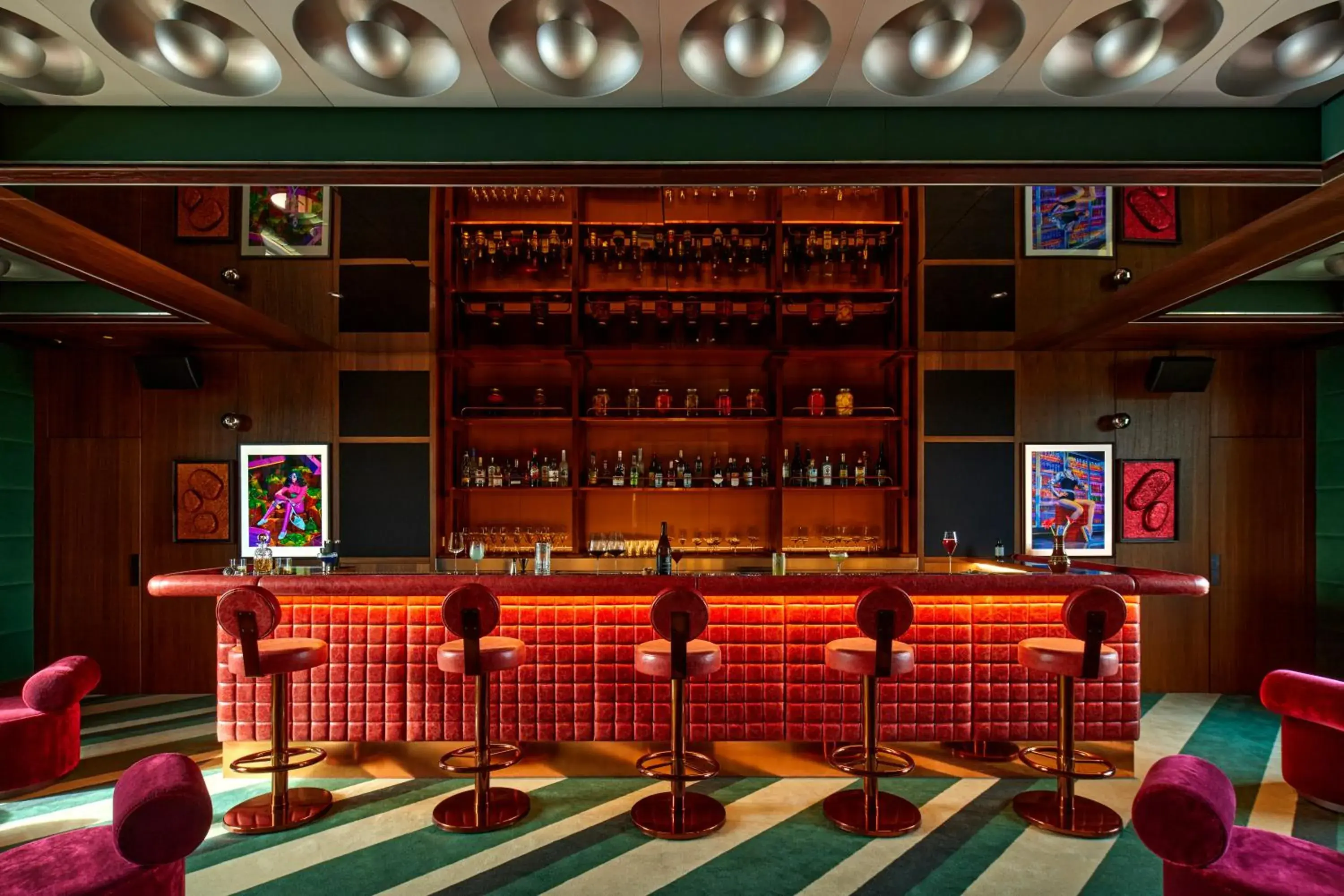 Lounge or bar in WunderLocke Munich Lounge or bar in WunderLocke Munich