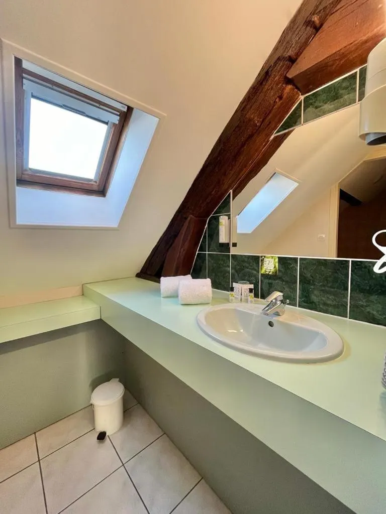 Bathroom in Logis Hôtel Sully le Château