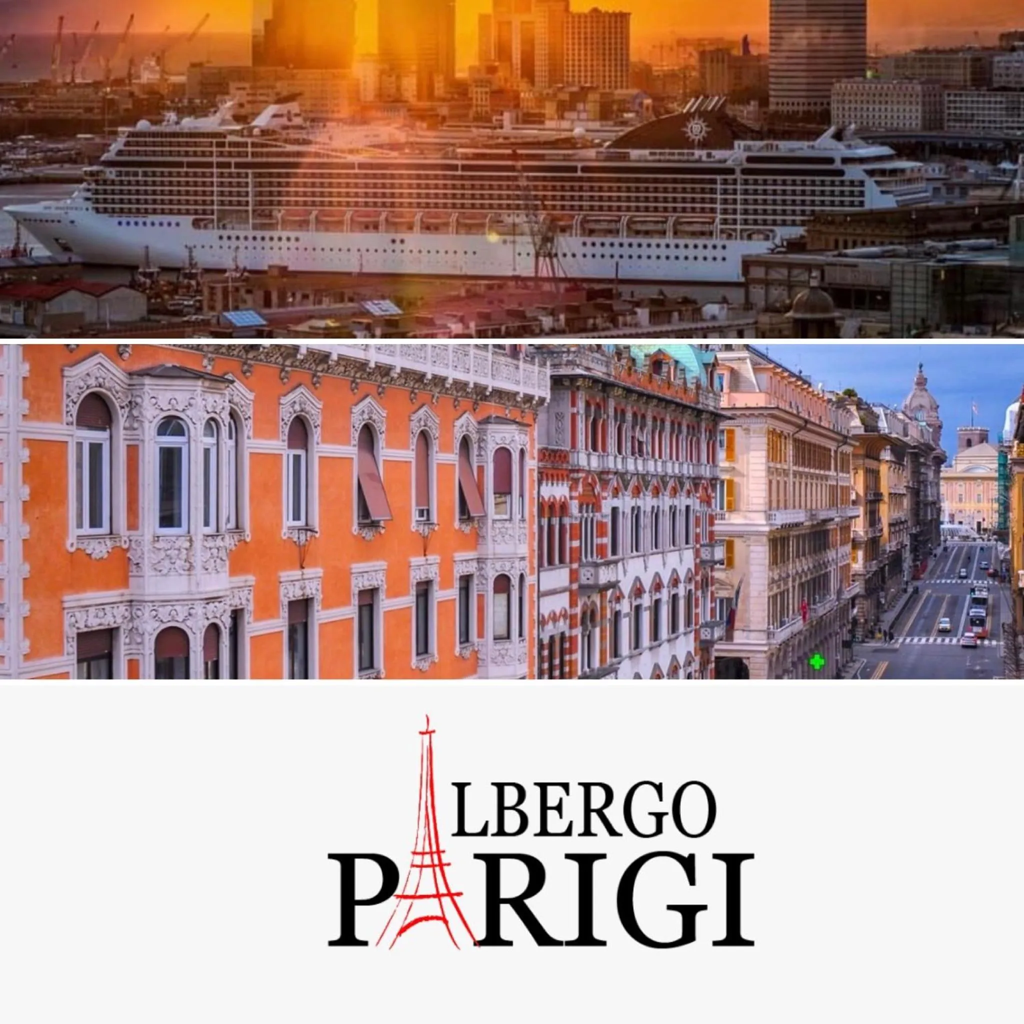 City view in Albergo Parigi