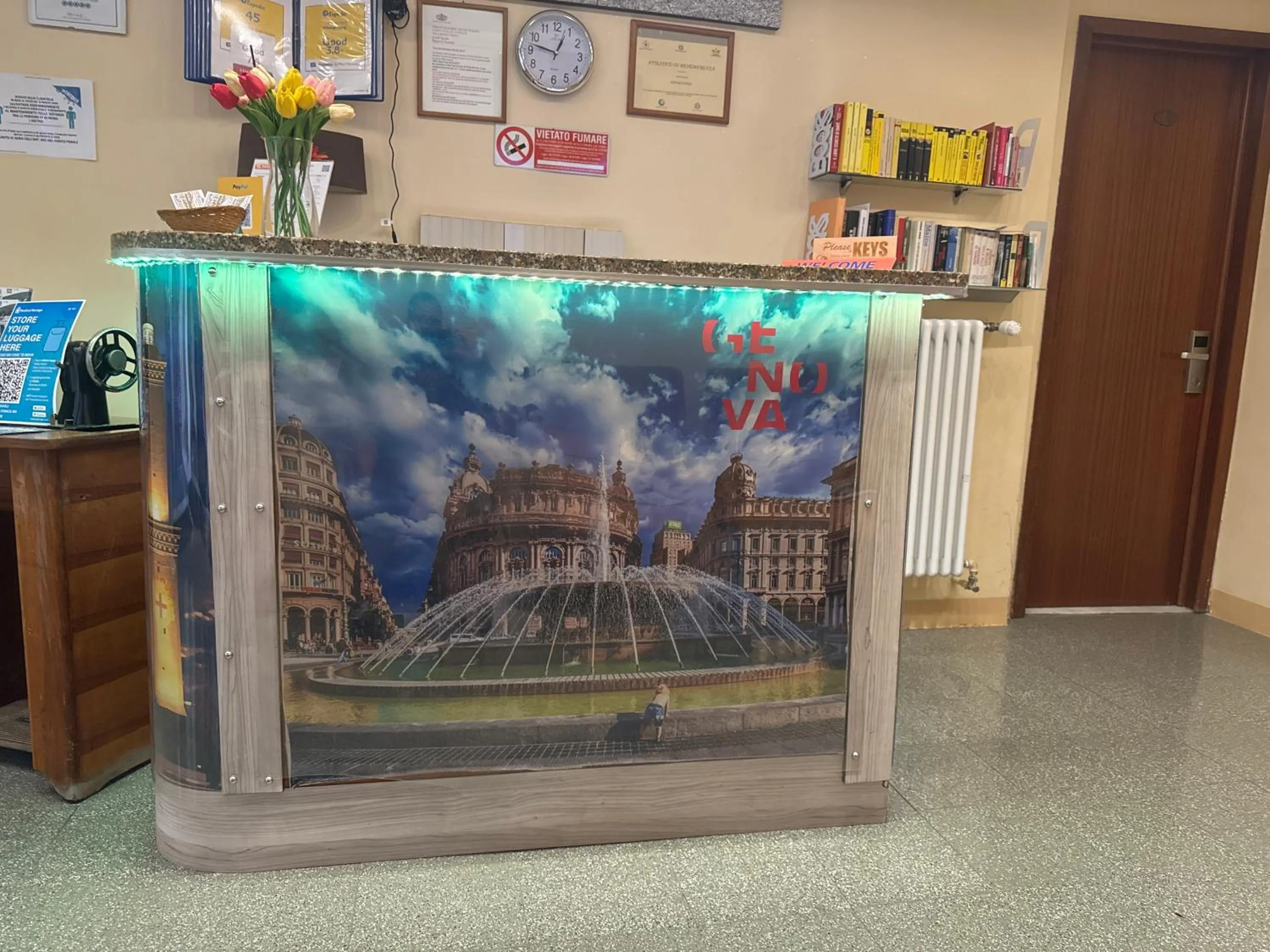 Lobby or reception in Albergo Parigi