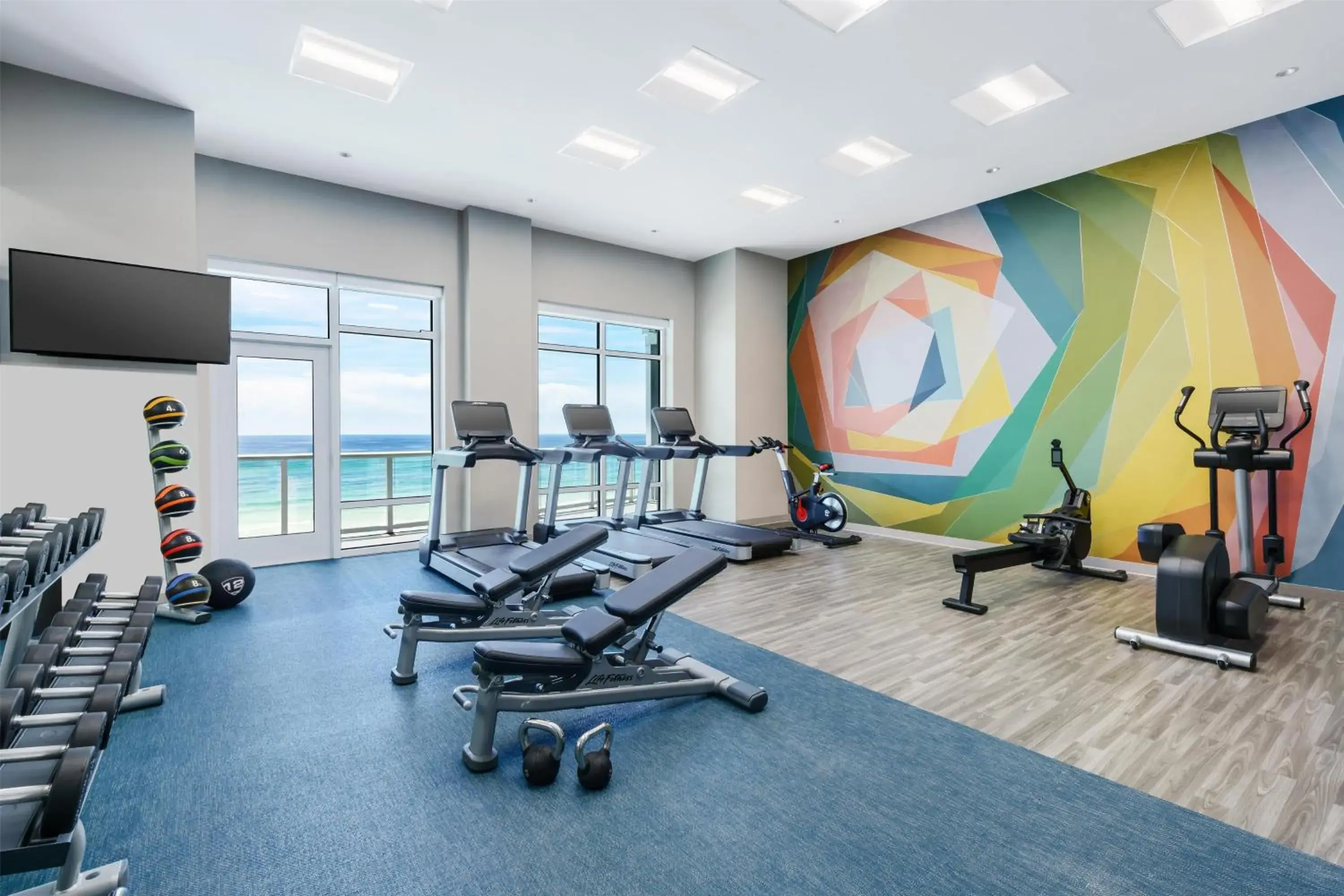 Fitness centre/facilities in Hyatt Place Panama City Beach - Beachfront Fitness centre/facilities in Hyatt Place Panama City Beach - Beachfront