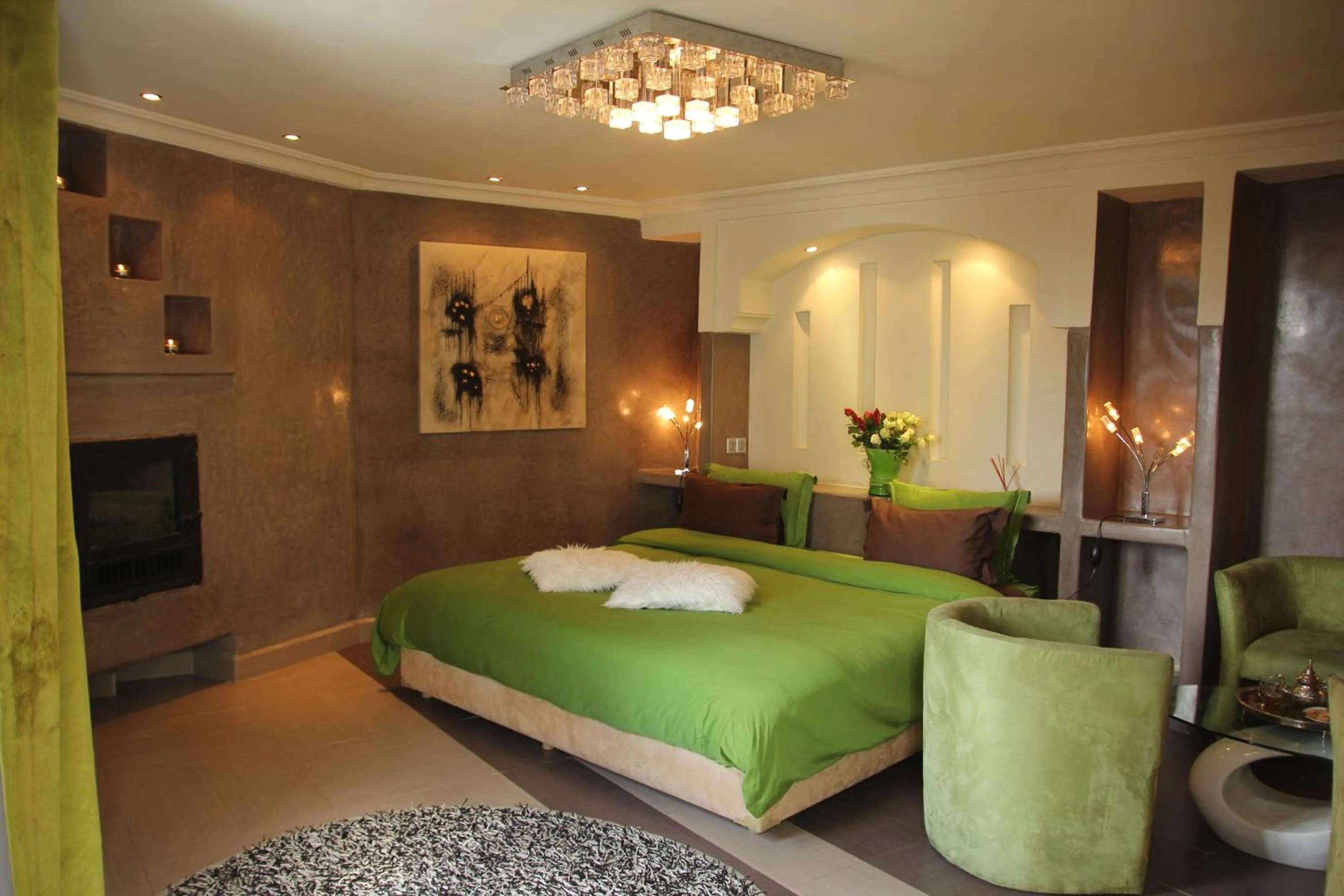 Bed in Riad Carllian