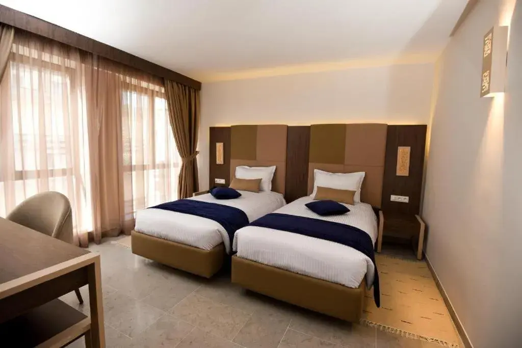 Twin Room in Lescure Business Hôtel and SPA Twin Room in Lescure Business Hôtel and SPA