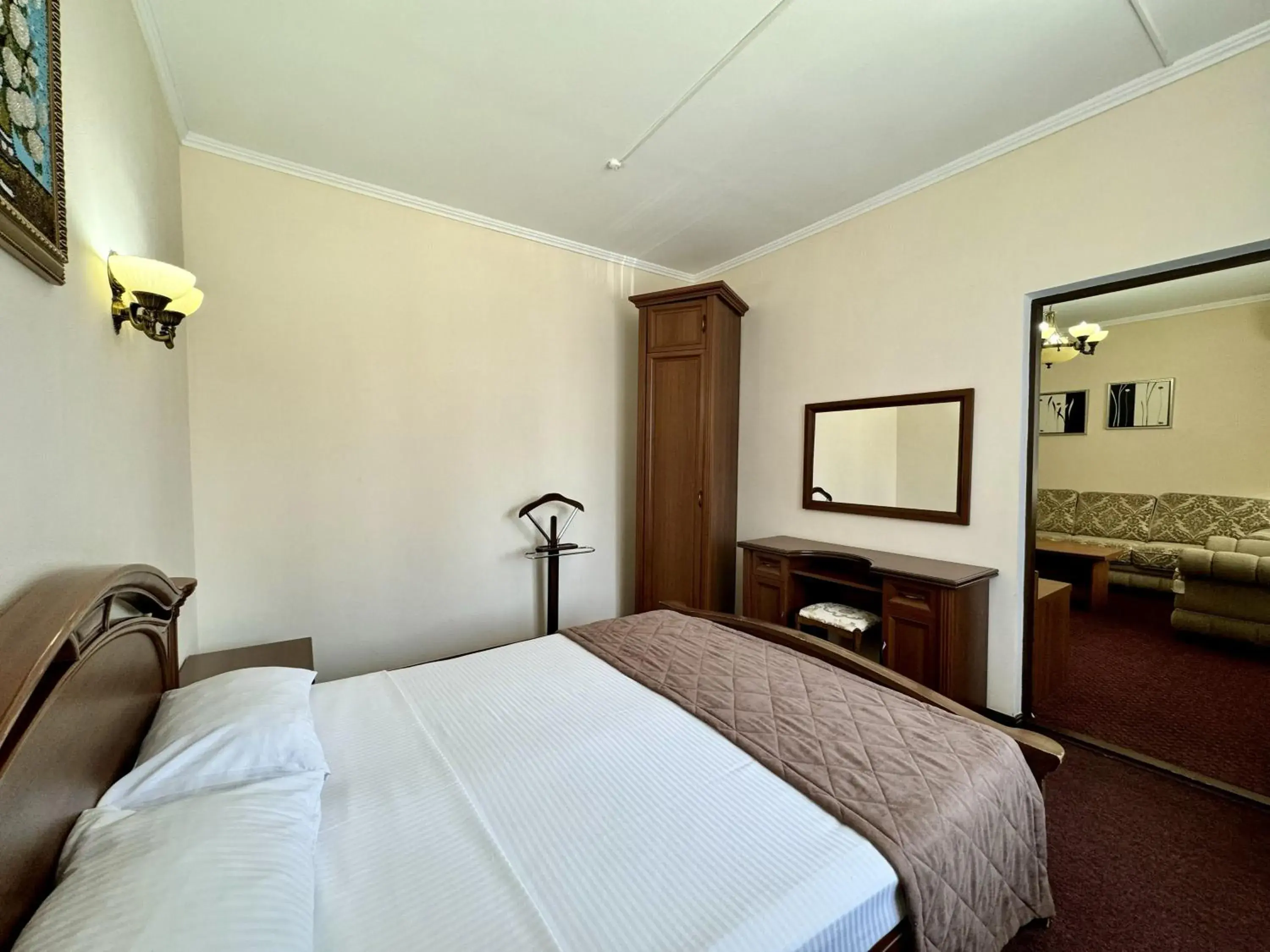 Bed in Hotel Zhambyl Bed in Hotel Zhambyl