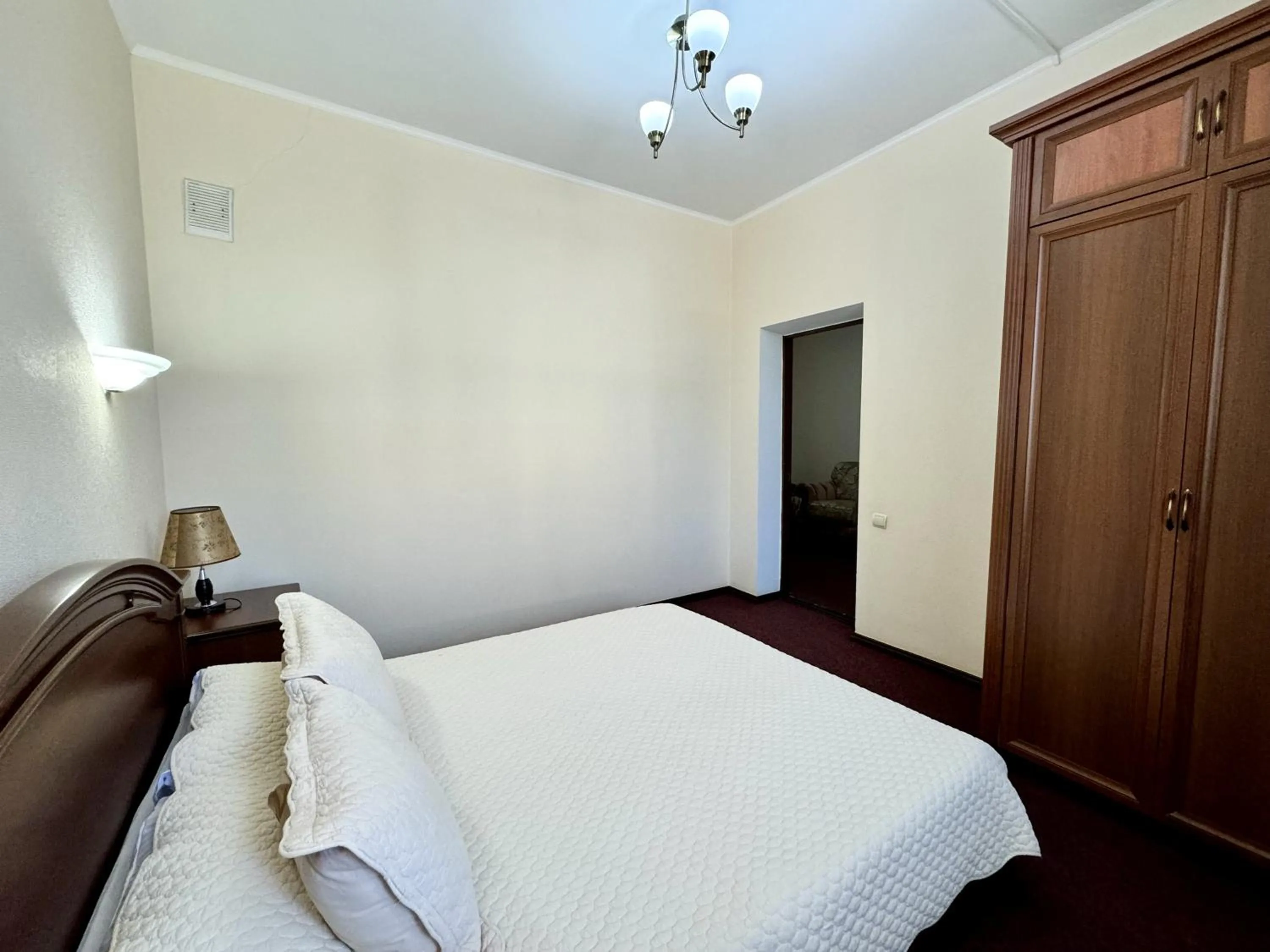 Bed in Hotel Zhambyl