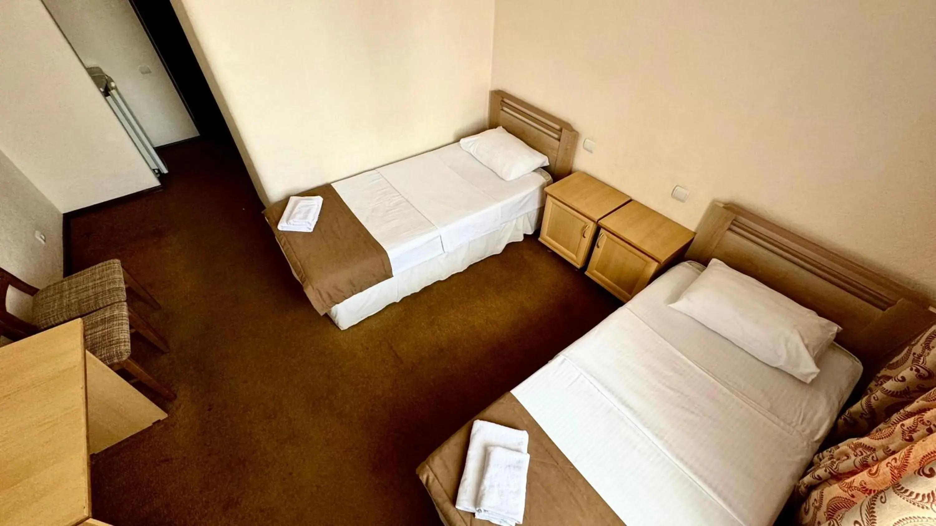 Bed in Hotel Zhambyl Bed in Hotel Zhambyl