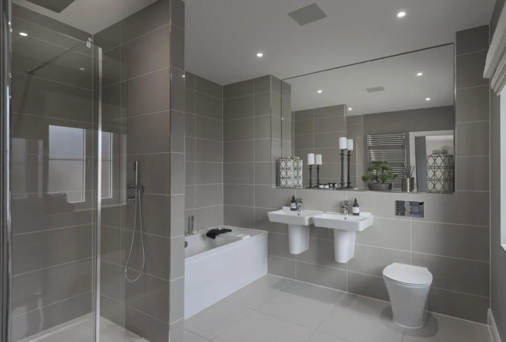 Bathroom in The Heyford Hotel