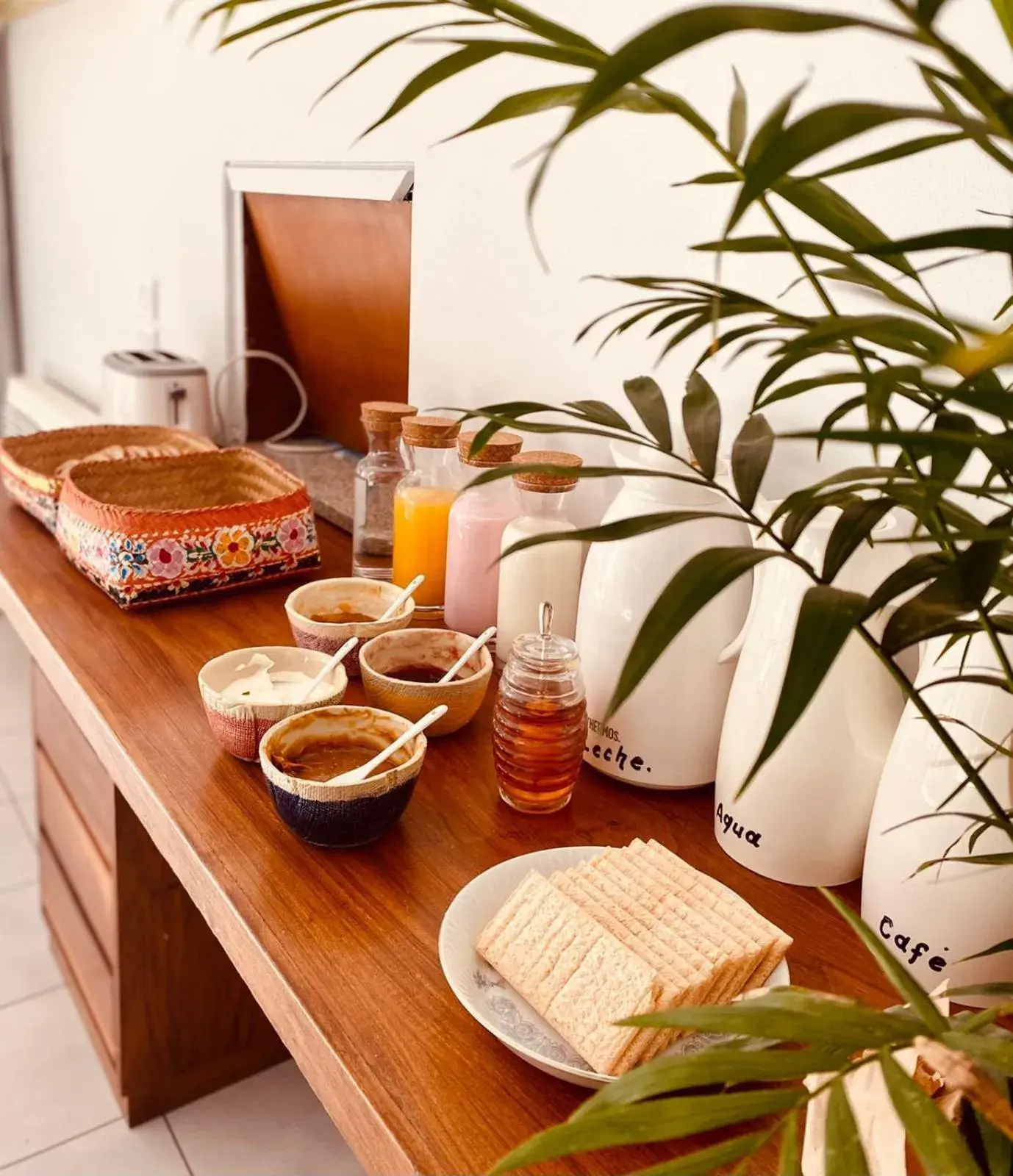 Food and drinks in Casa Reconquista Food and drinks in Casa Reconquista