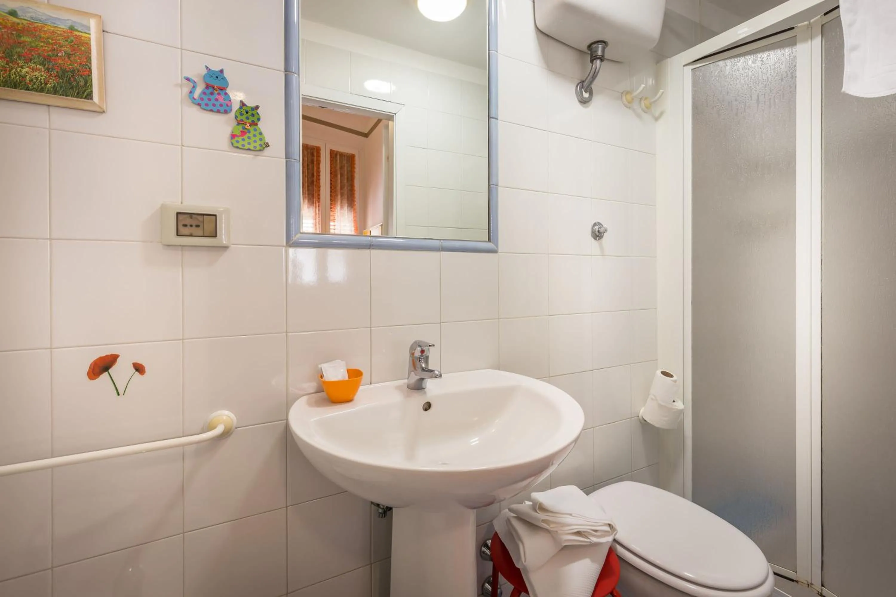 Bathroom in Hotel Ferretti