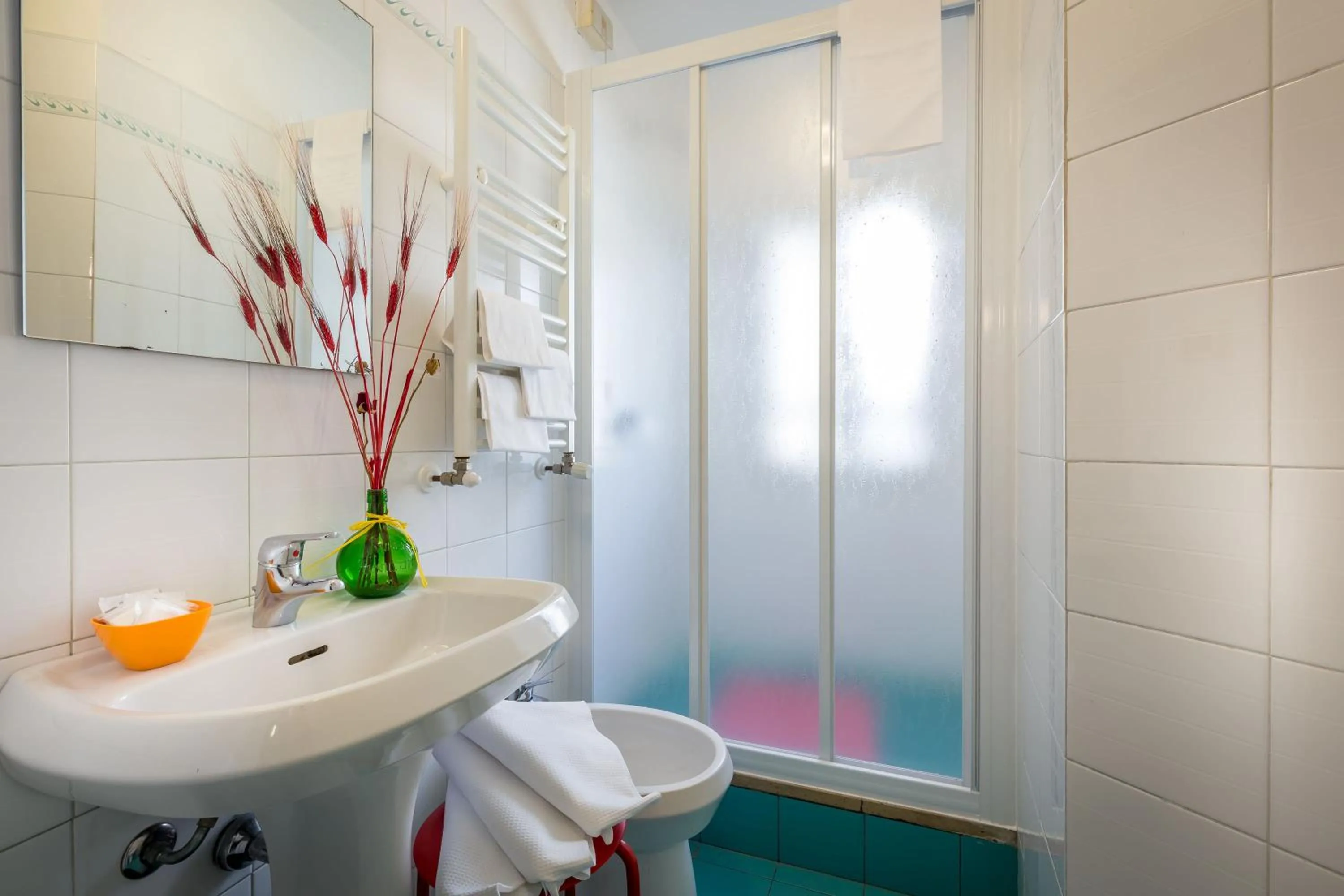 Bathroom in Hotel Ferretti