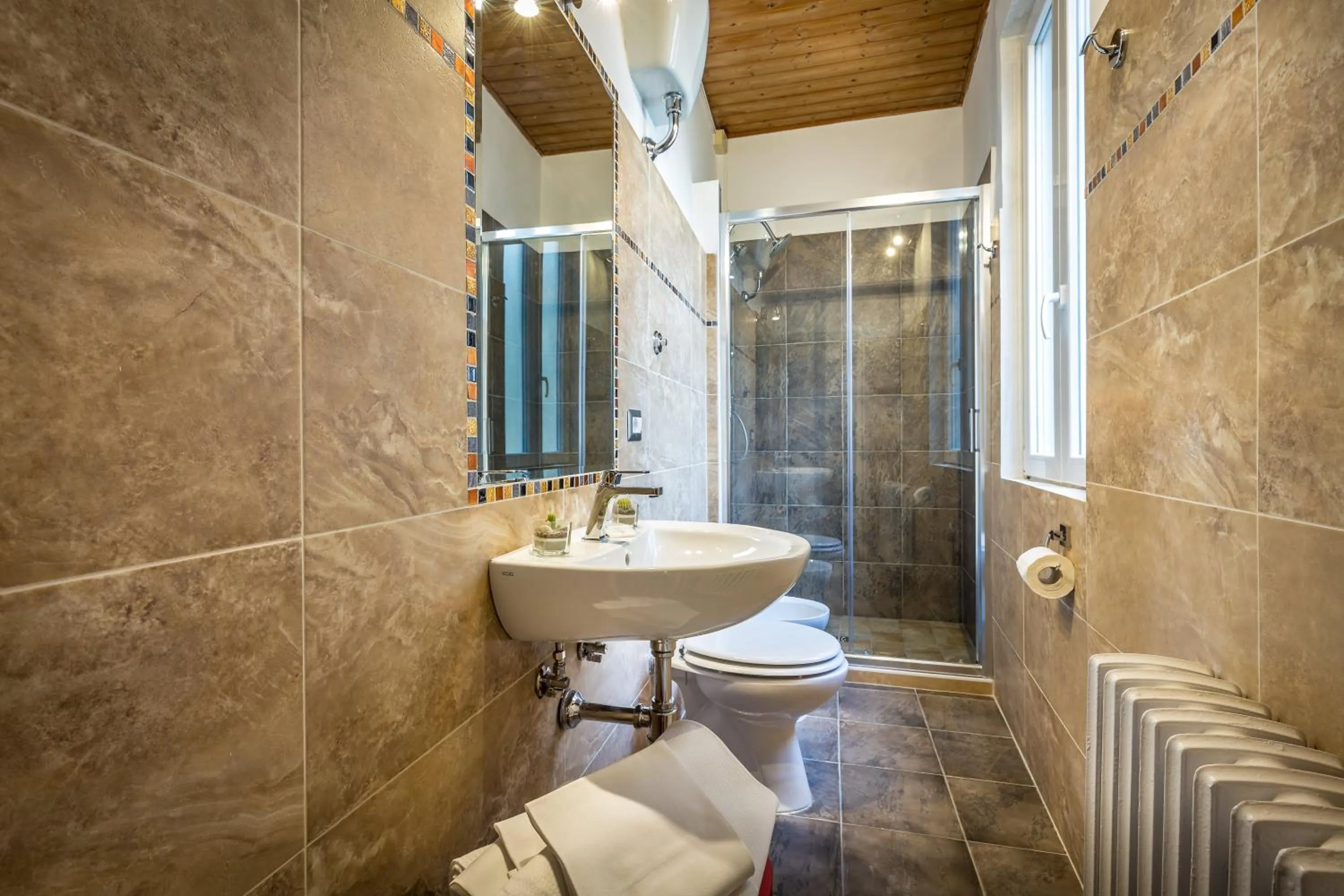 Bathroom in Hotel Ferretti