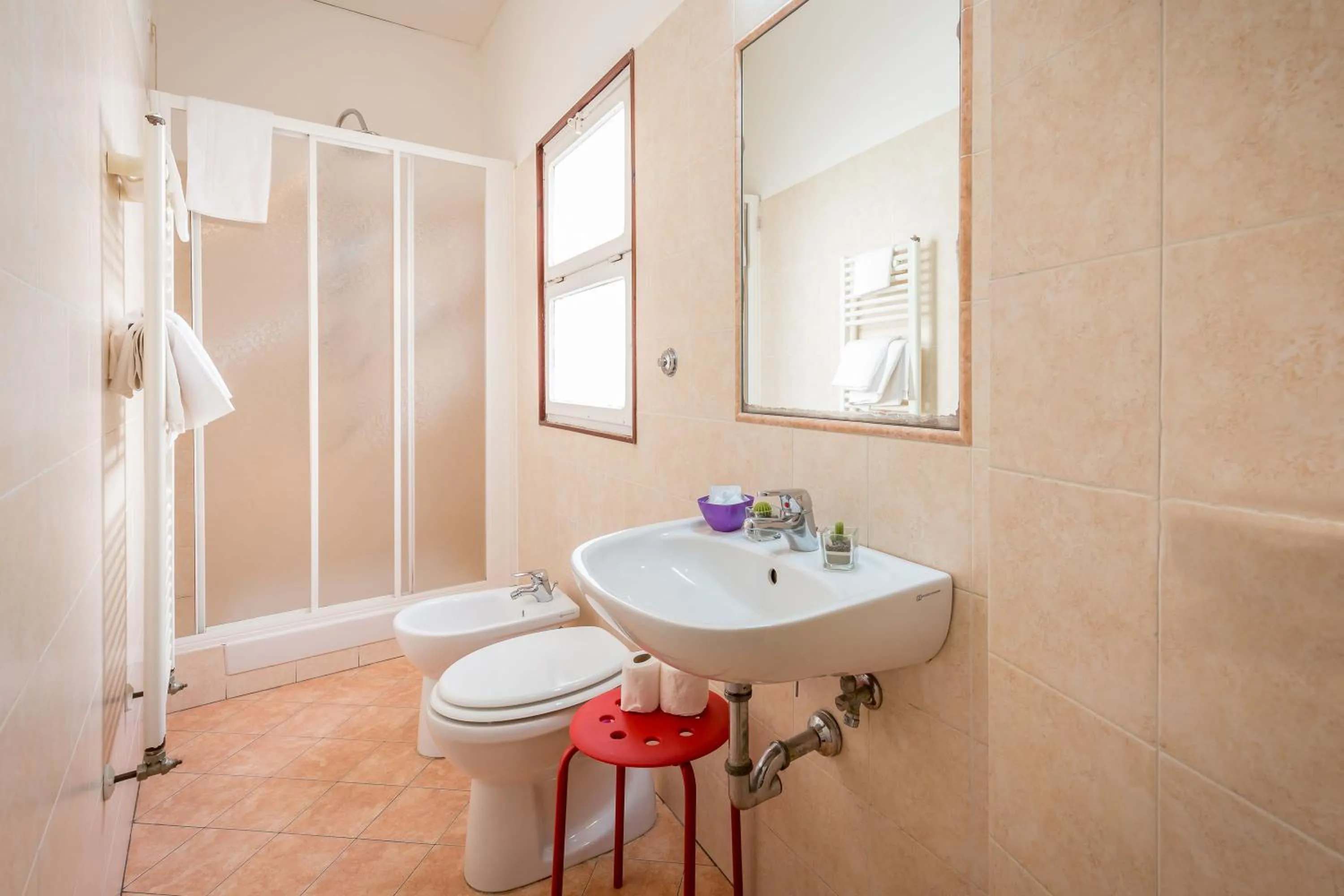 Bathroom in Hotel Ferretti