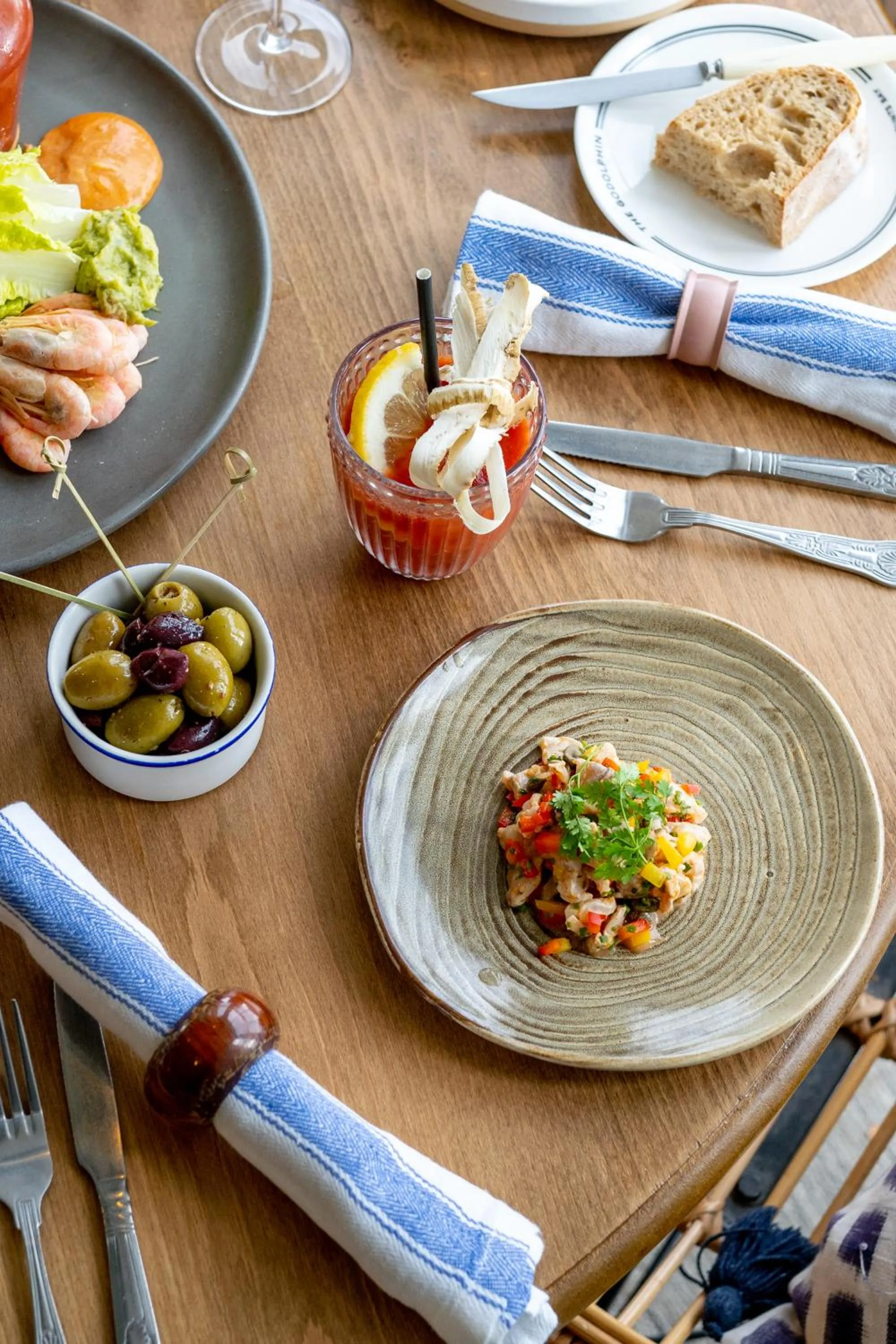 Food and drinks in The Godolphin Hotel