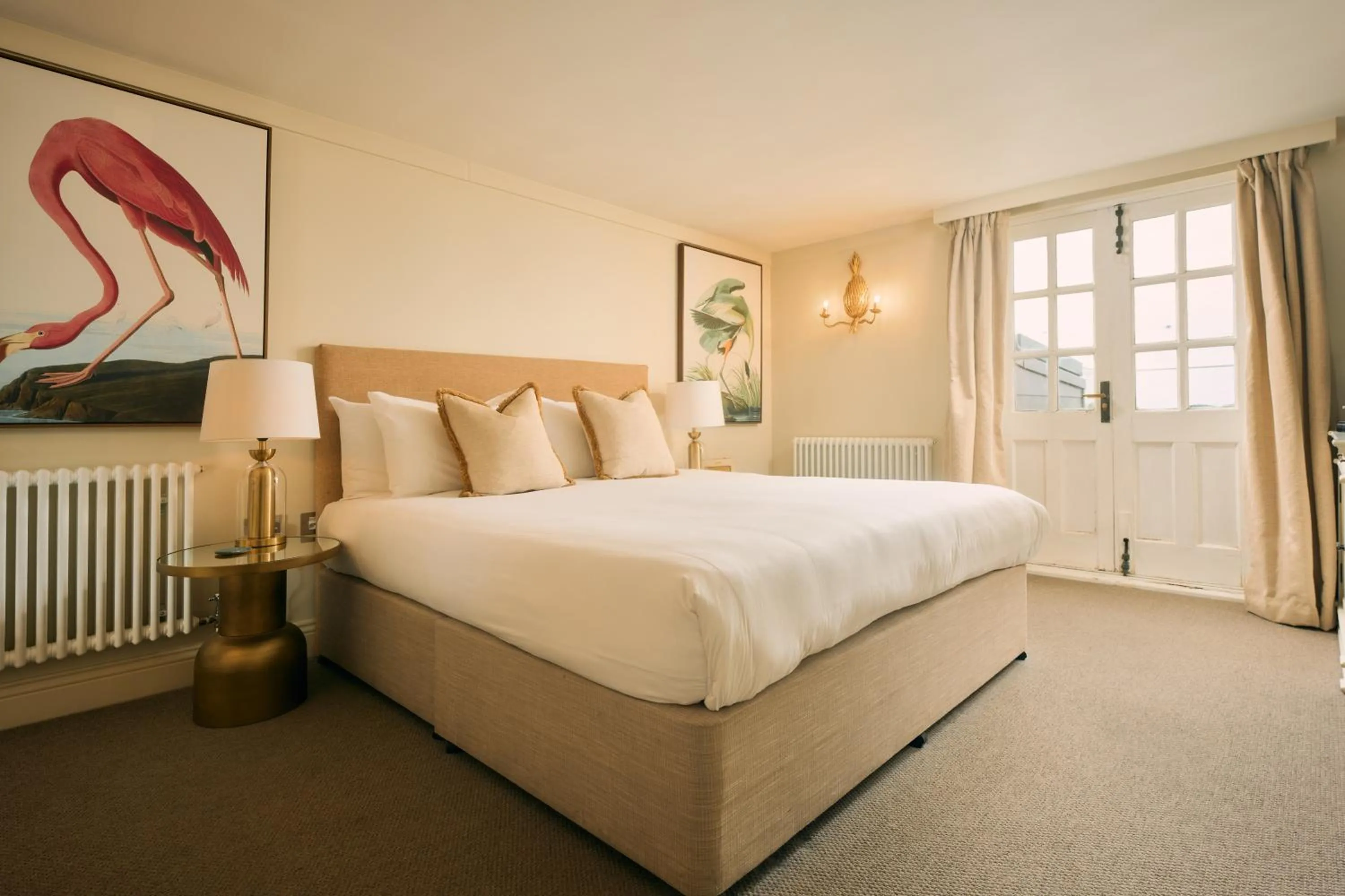 Bed in The Godolphin Hotel