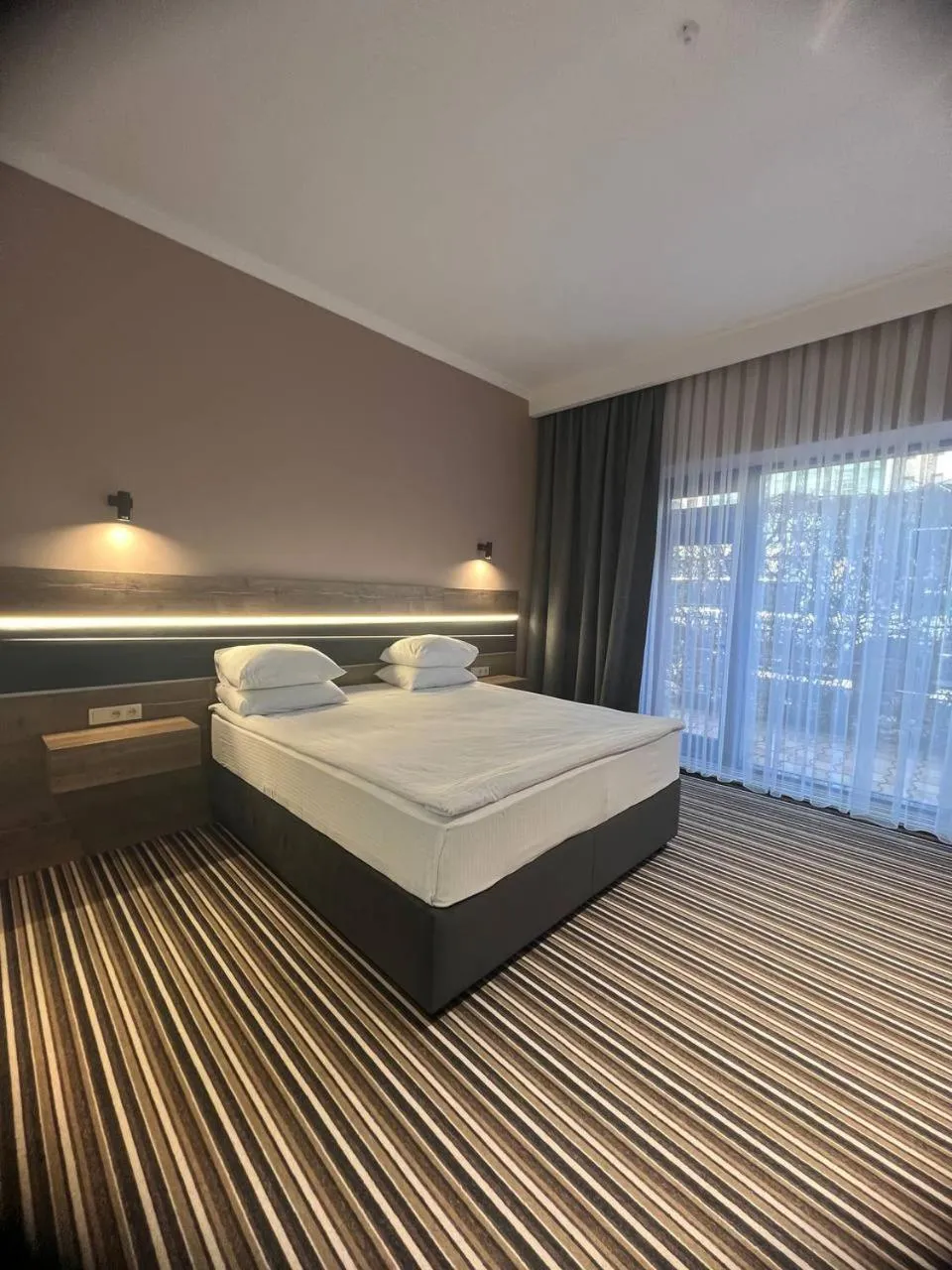 Bed in Sapar Standart Hotel