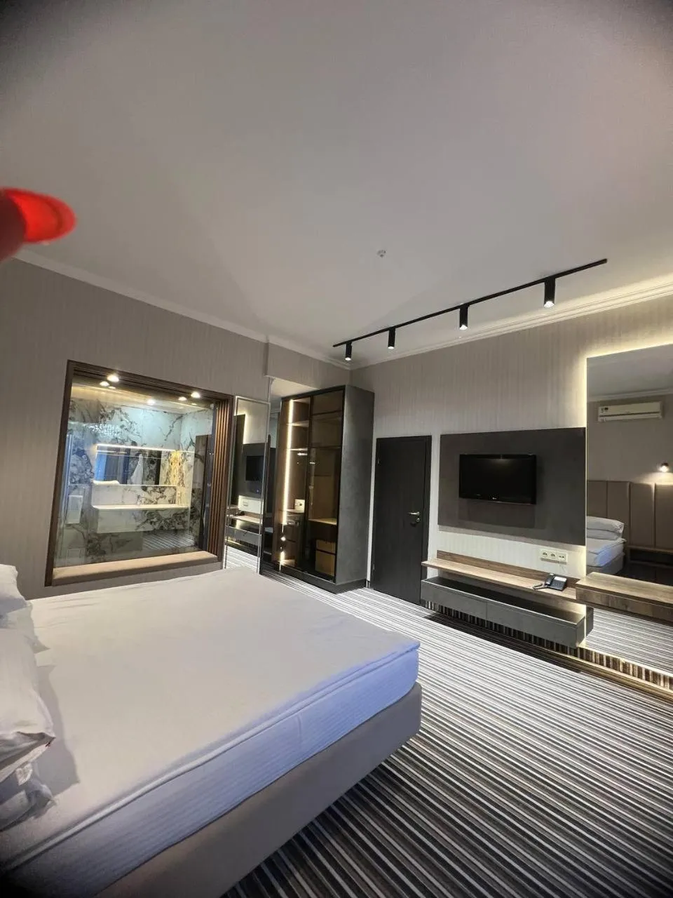 Bed in Sapar Standart Hotel