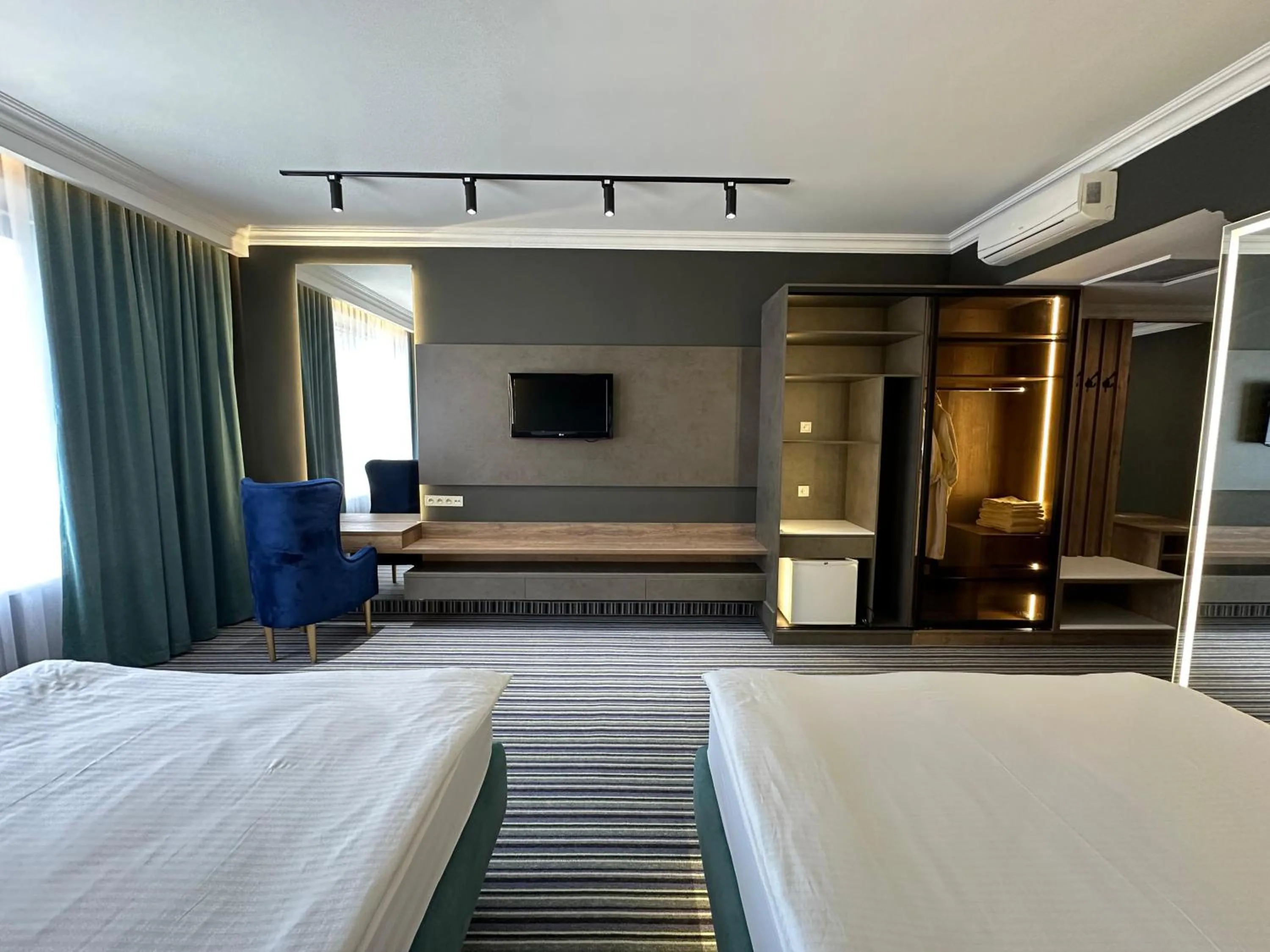 Bed in Sapar Standart Hotel