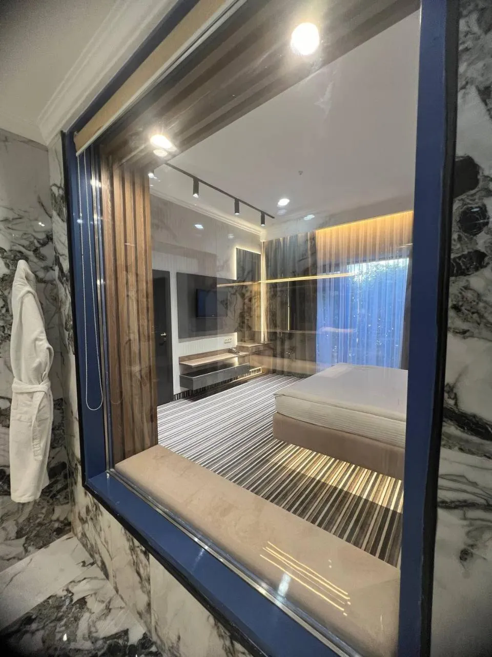 Bed in Sapar Standart Hotel