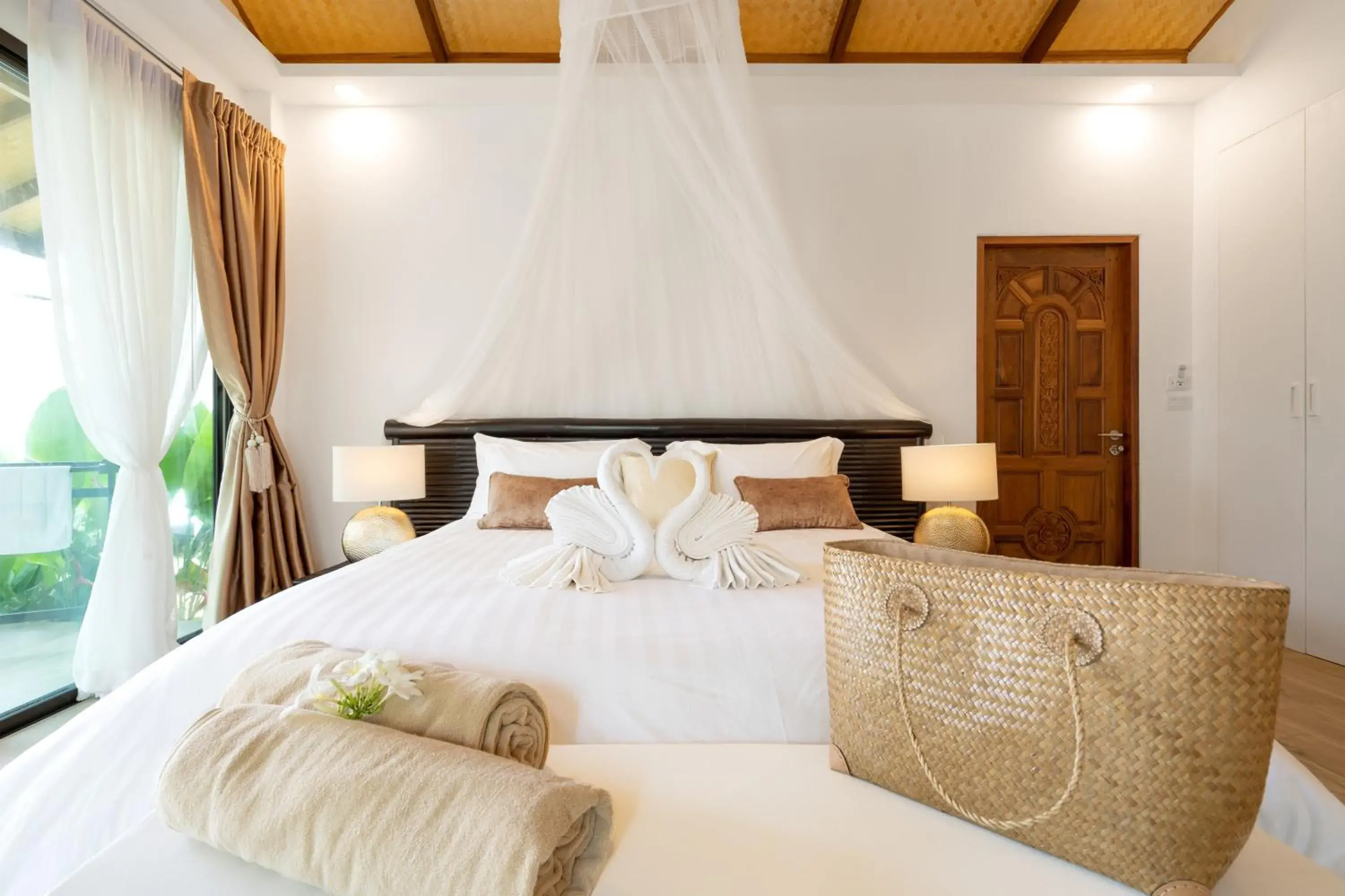 Bedroom, Bed in Lanta Palace Beach Resort & Spa - Adult Only Bedroom, Bed in Lanta Palace Beach Resort & Spa - Adult Only