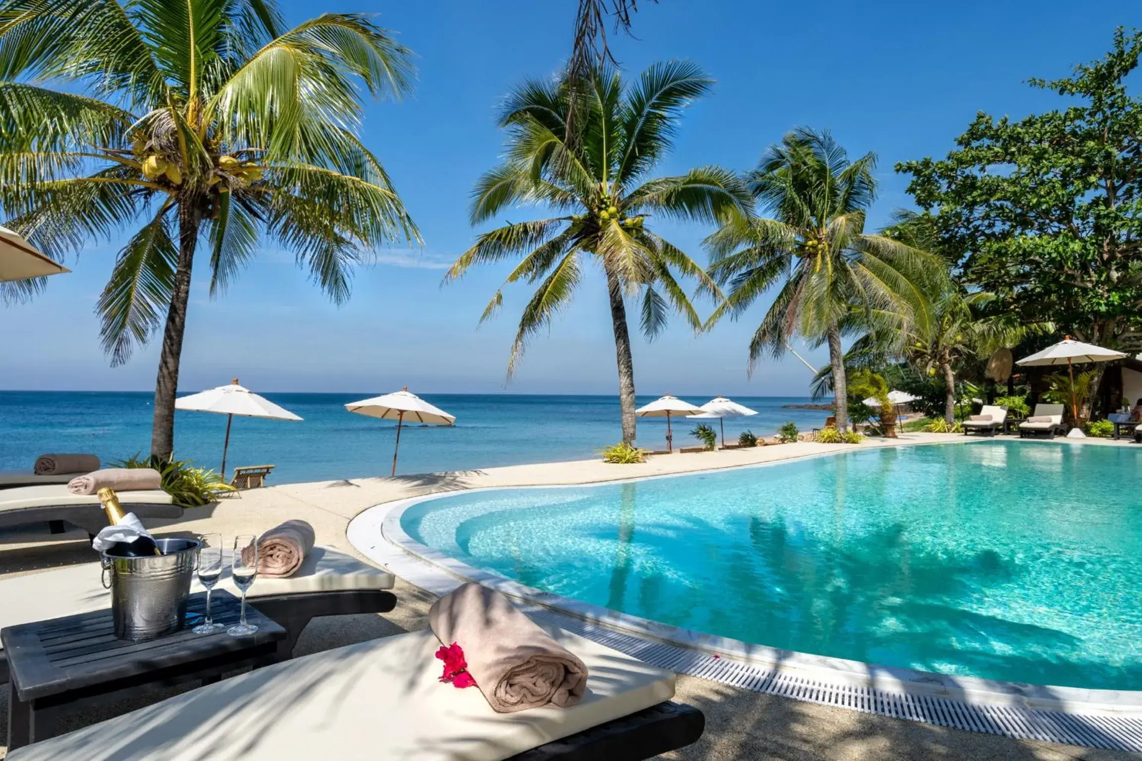 Swimming pool in Lanta Palace Beach Resort & Spa - Adult Only Swimming pool in Lanta Palace Beach Resort & Spa - Adult Only