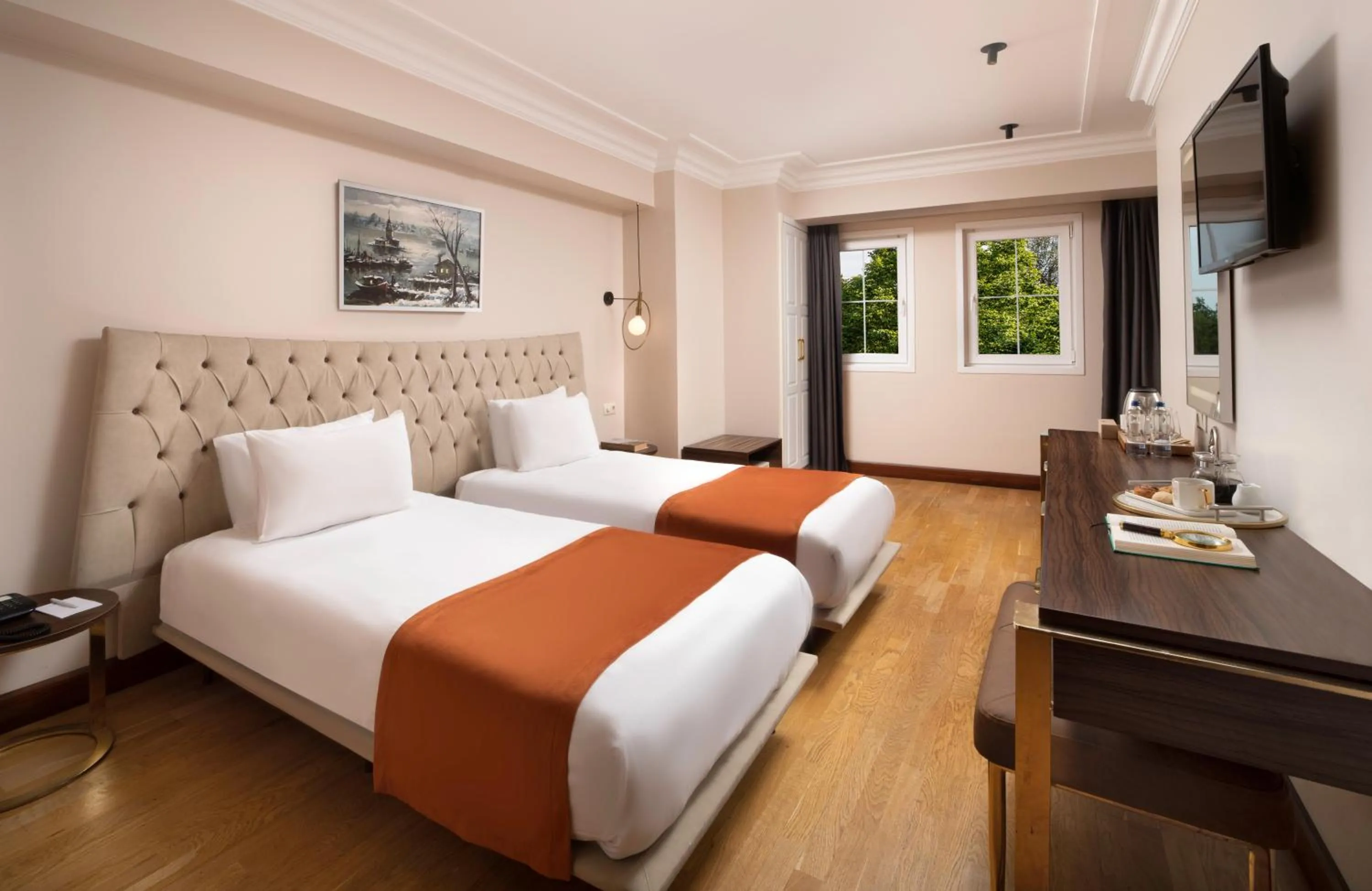 Bed in Recital Park Hotel