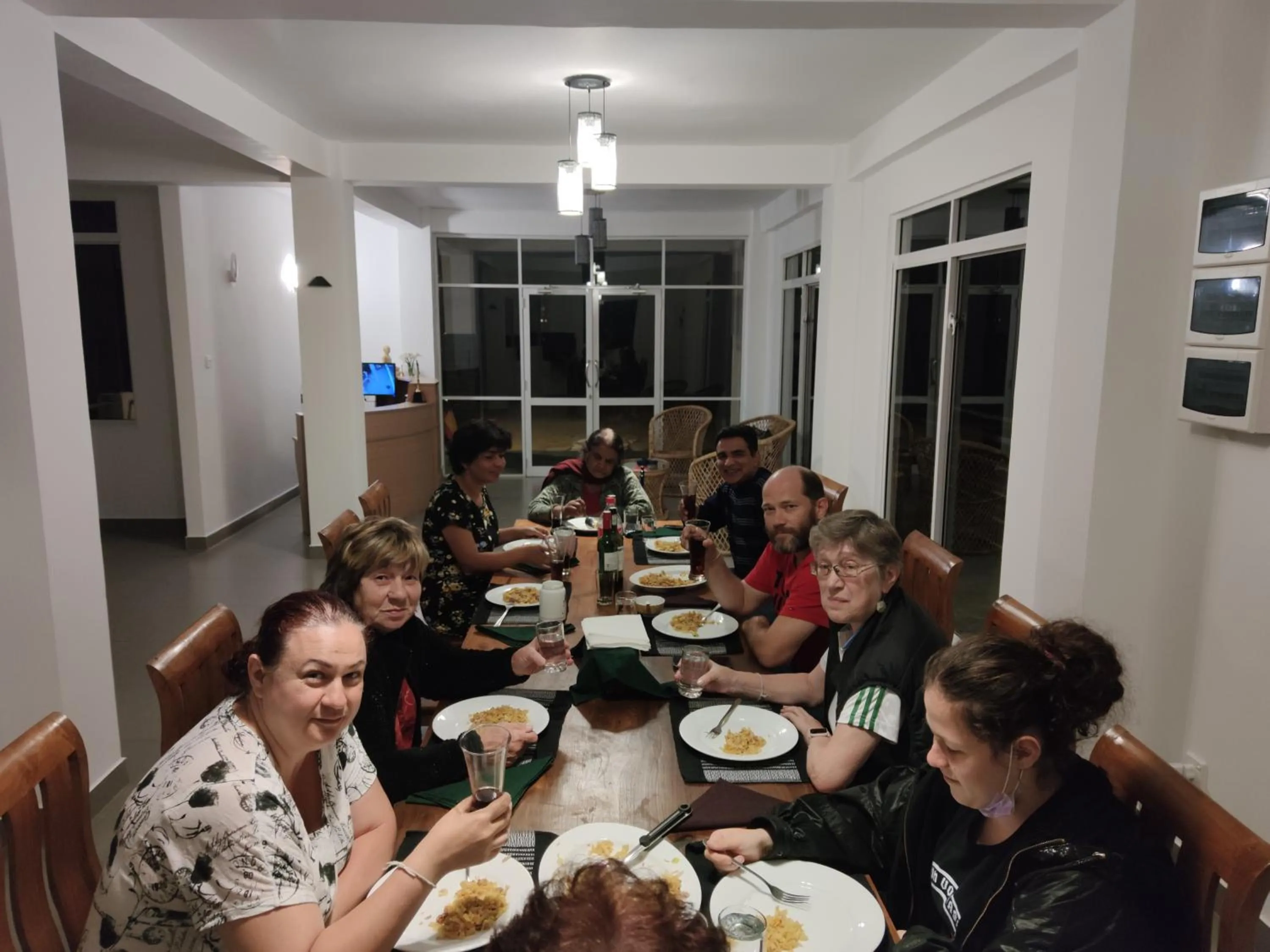 People in Singing hills hotel