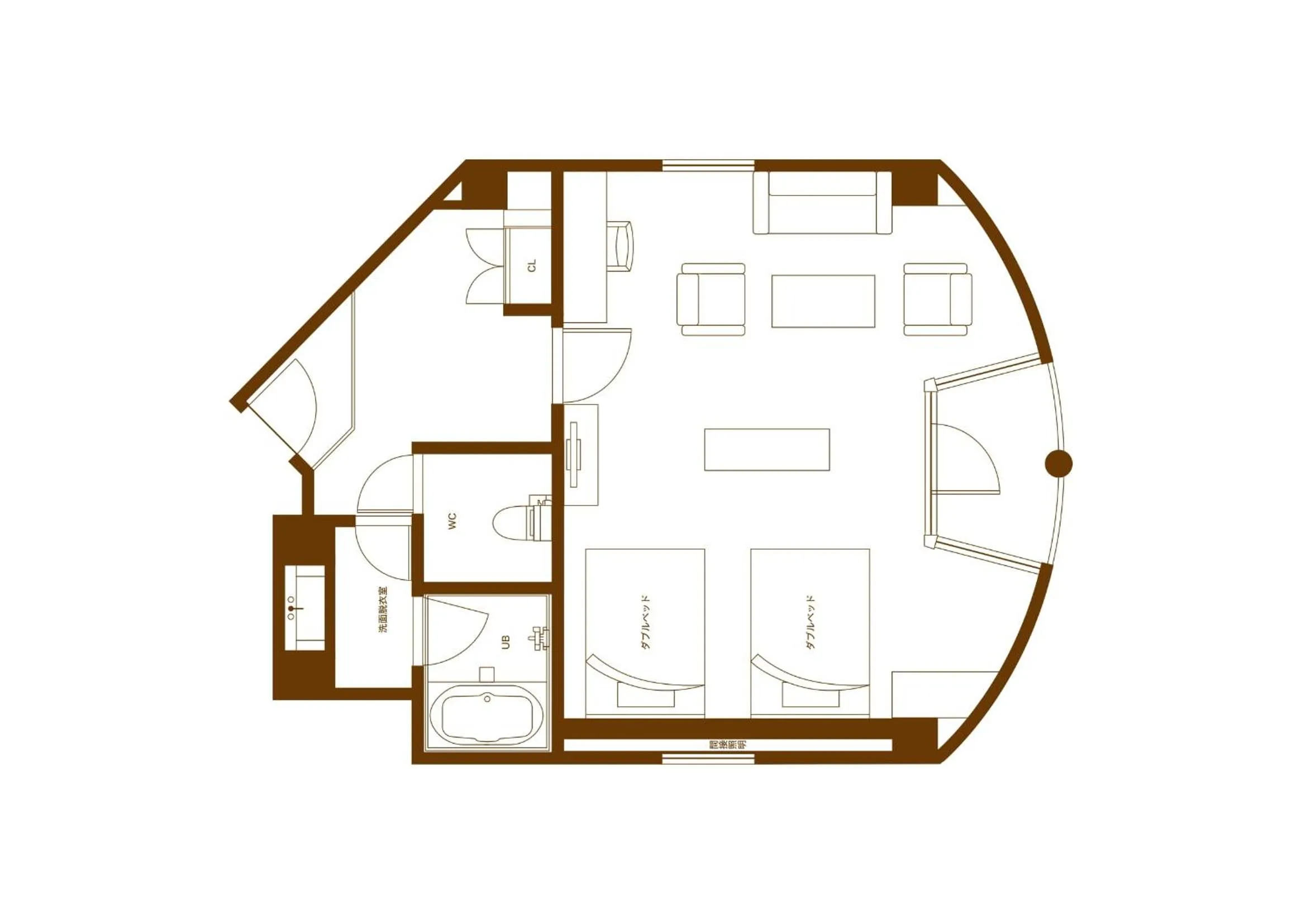 Floor plan in La Jolie Motomachi