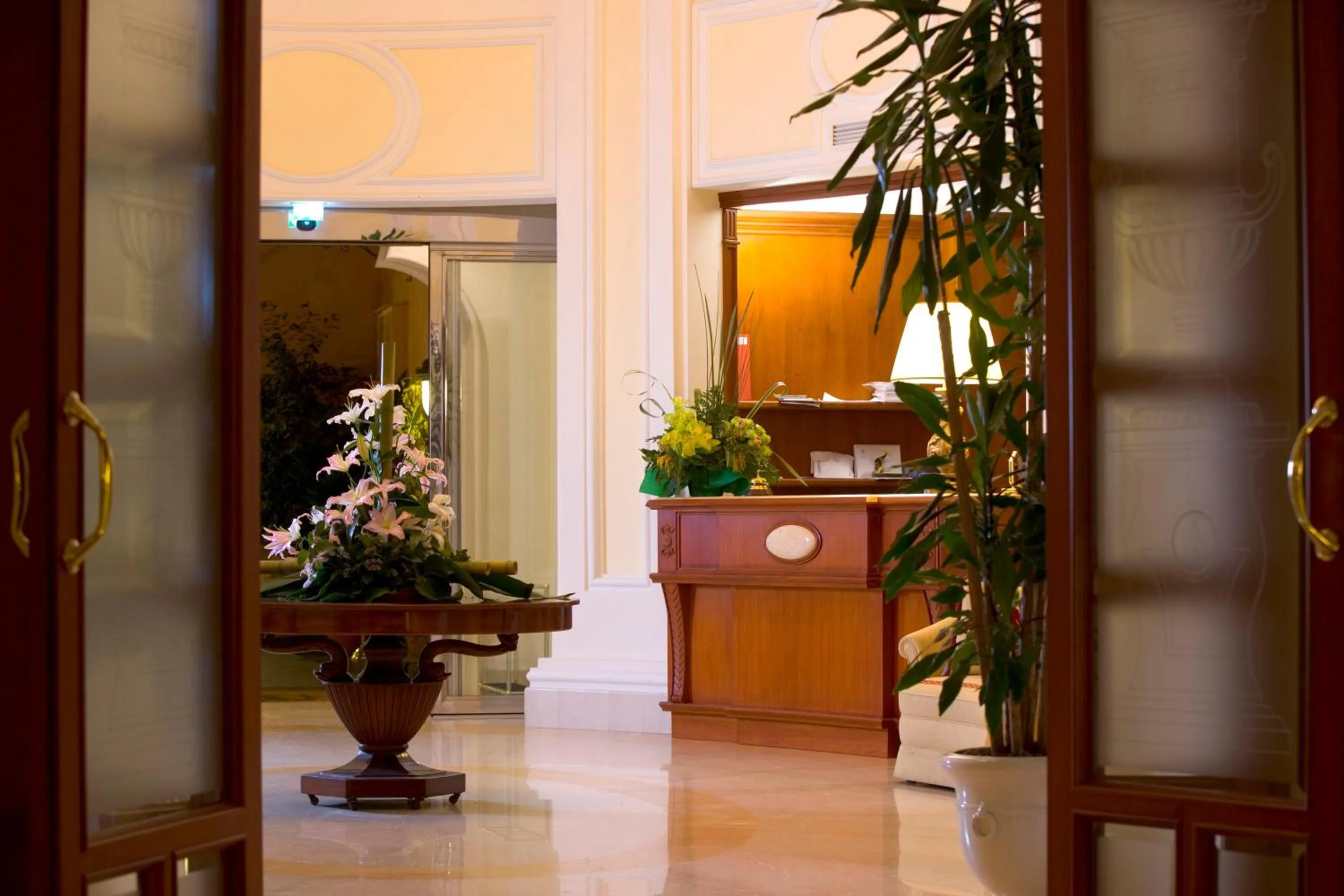 Lobby or reception in Palazzo Alabardieri