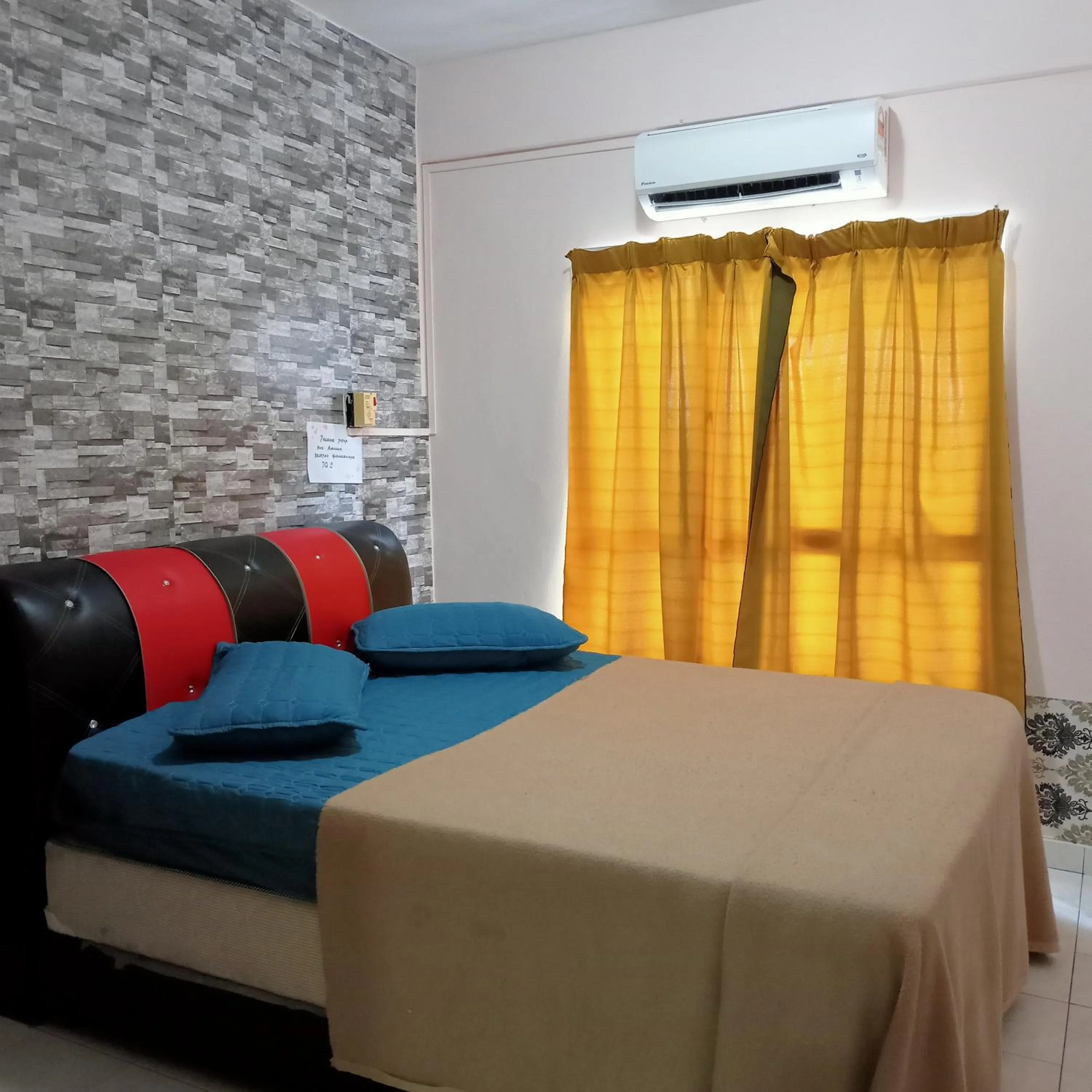 Bed in Apartment santai Marina