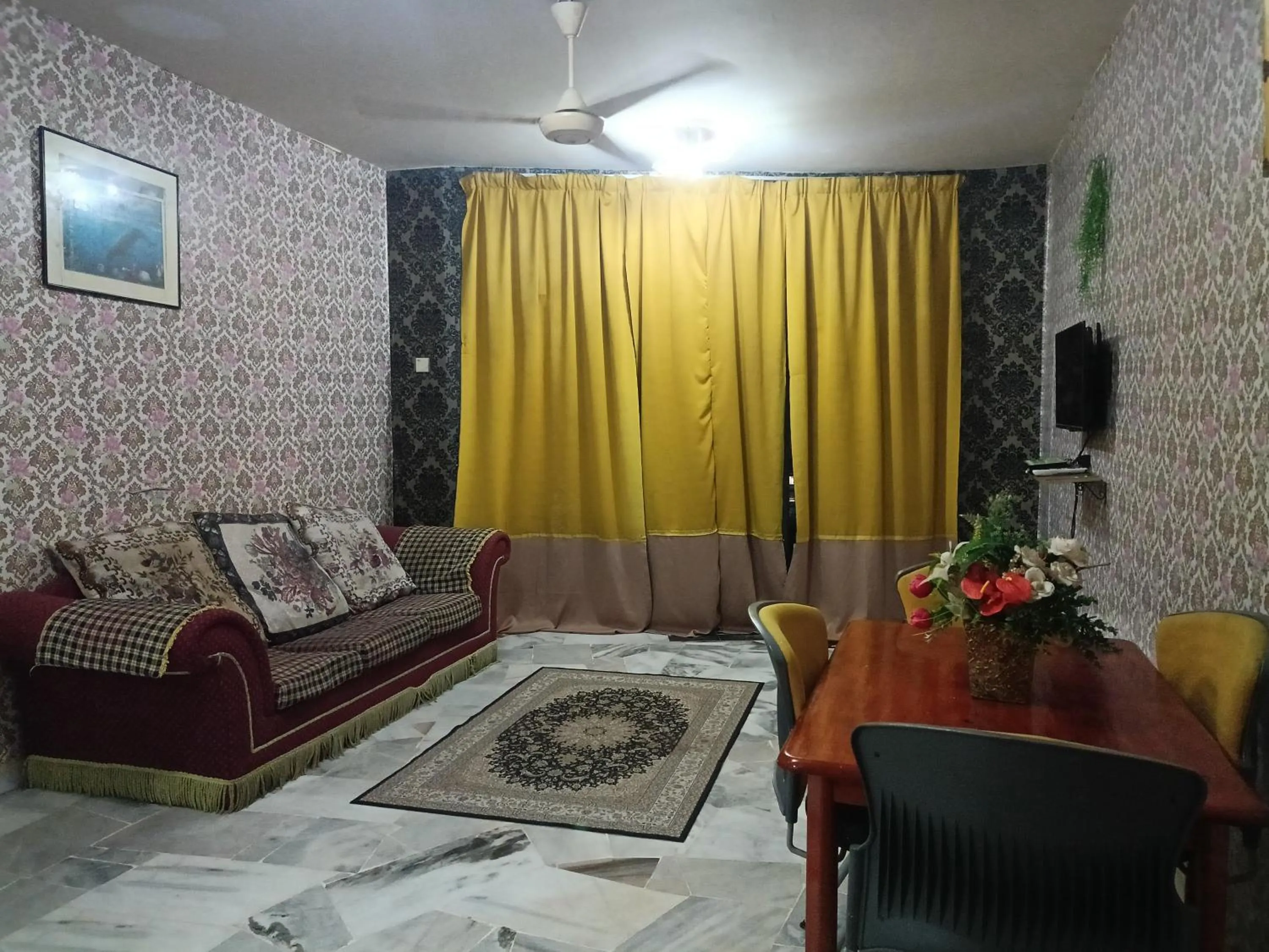 TV and multimedia in Apartment santai Marina