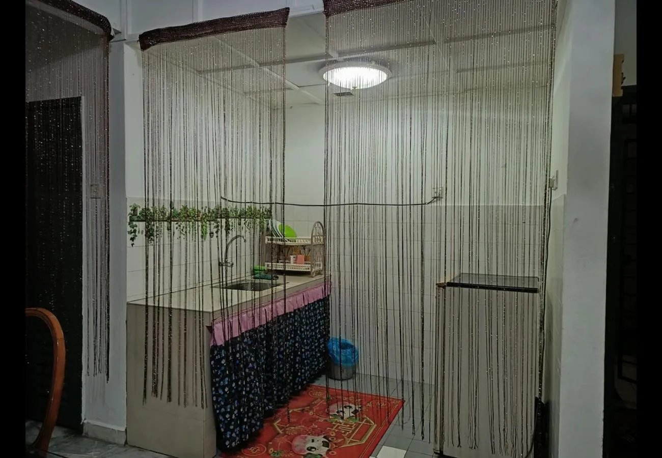 Kitchen or kitchenette in Apartment santai Marina