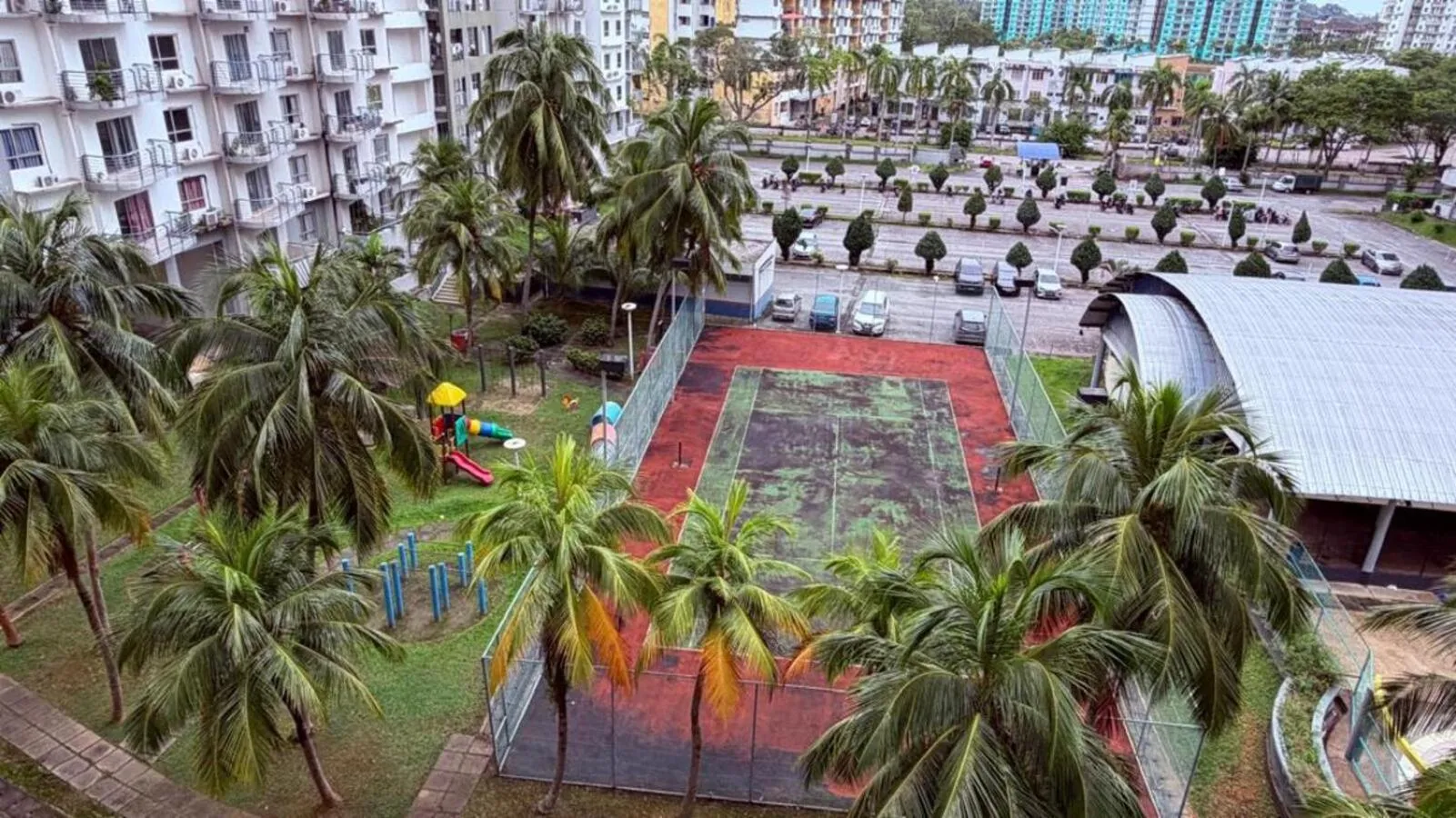 Garden in Apartment santai Marina