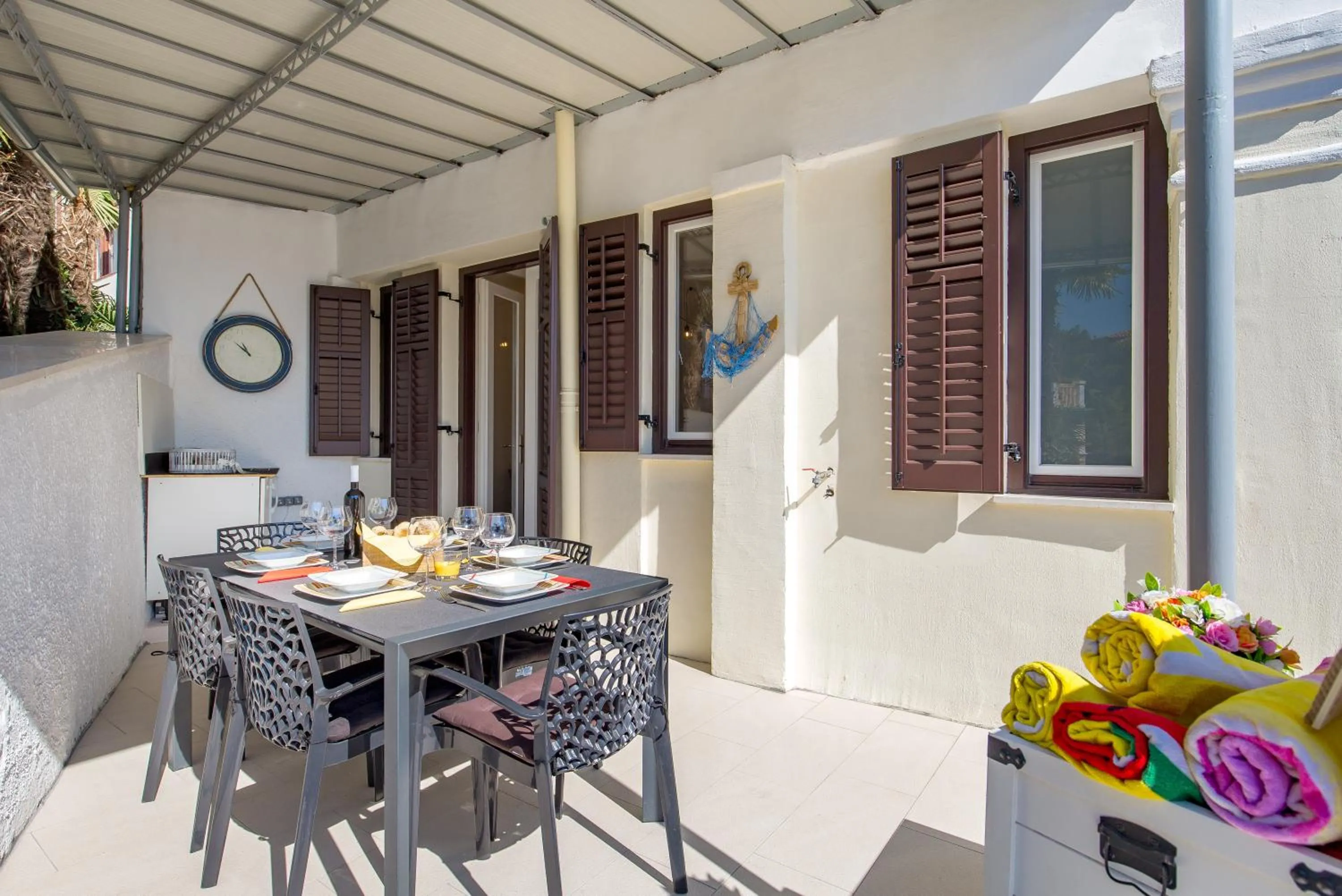 Balcony/Terrace in Apartman Rhea