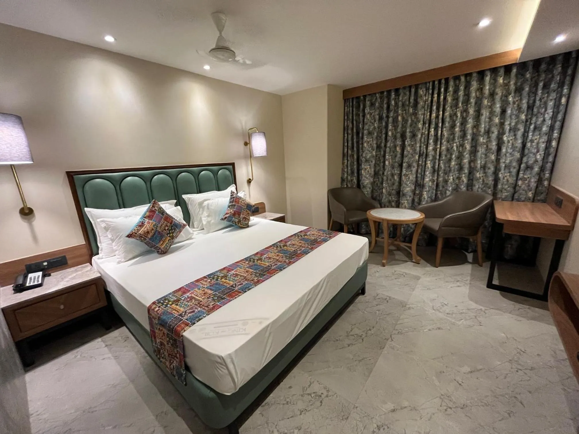 Bedroom, Bed in Suvidha Suites
