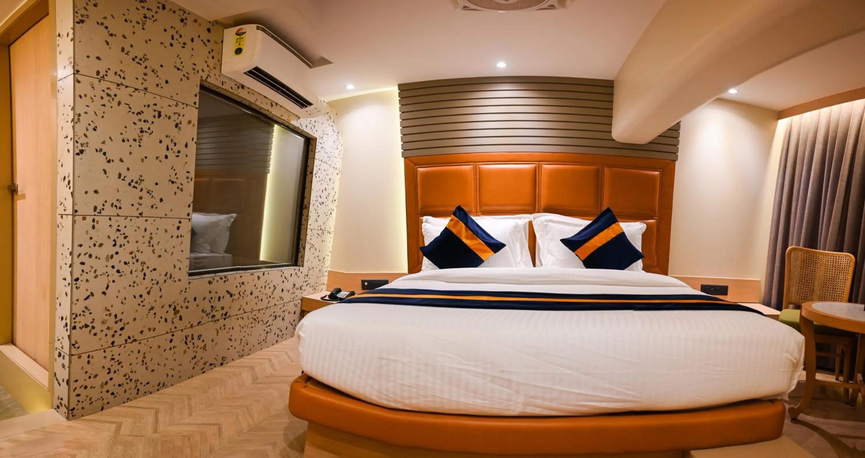 Photo of the whole room, Bed in Suvidha Suites