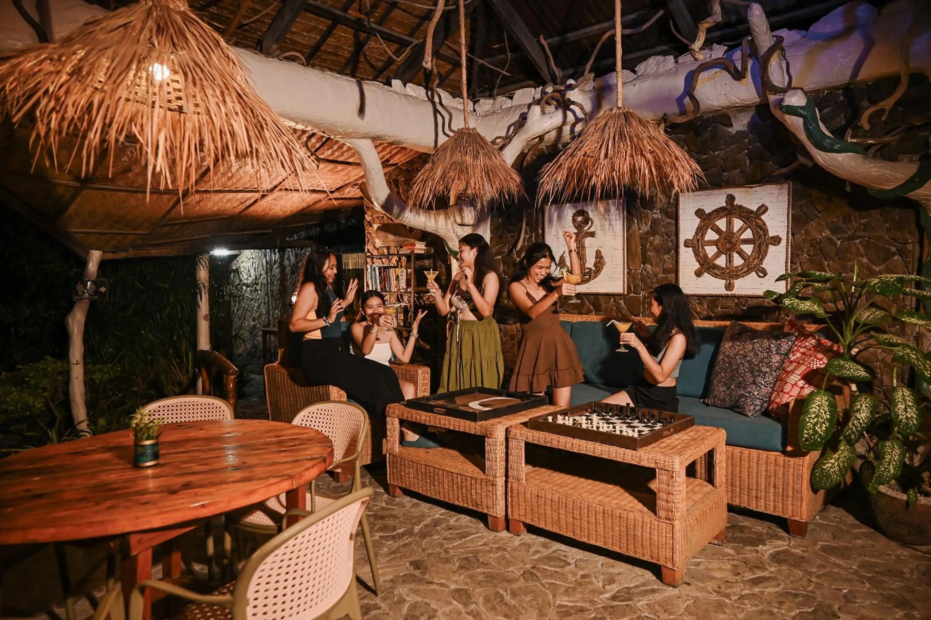 Patio in Garden of Eden Dive Resort