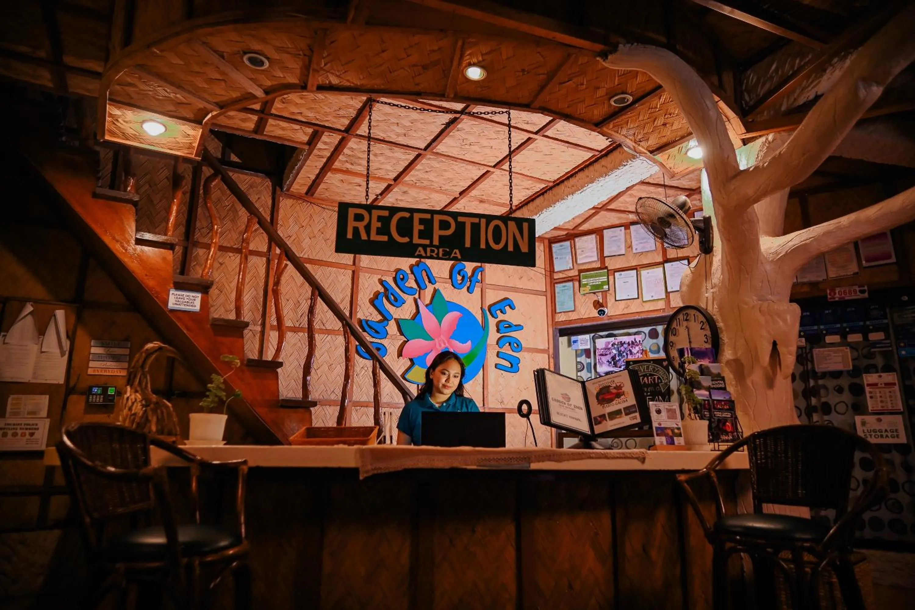 Property logo or sign in Garden of Eden Dive Resort