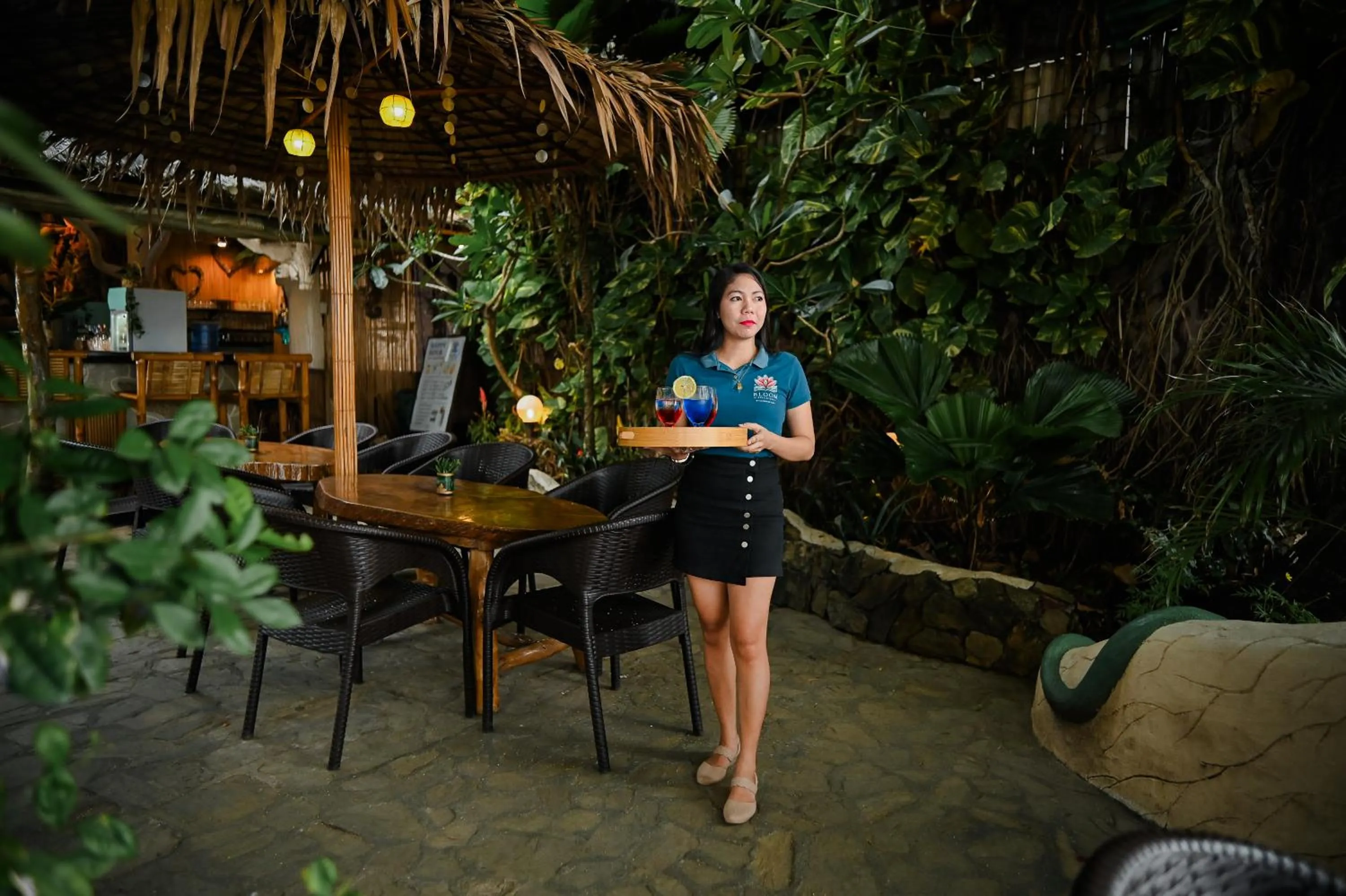 People in Garden of Eden Dive Resort