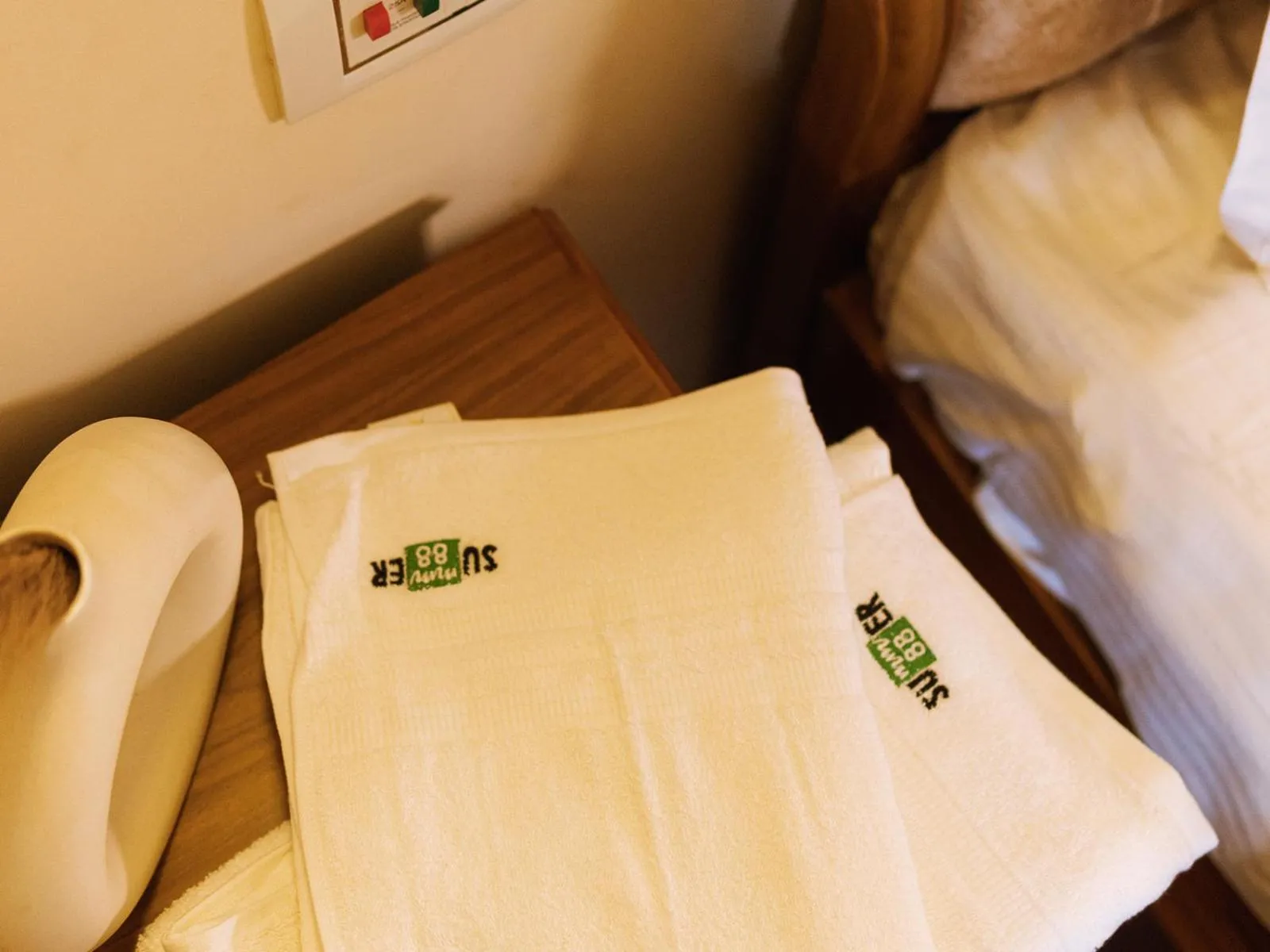 towels, Bed in Genesis villa