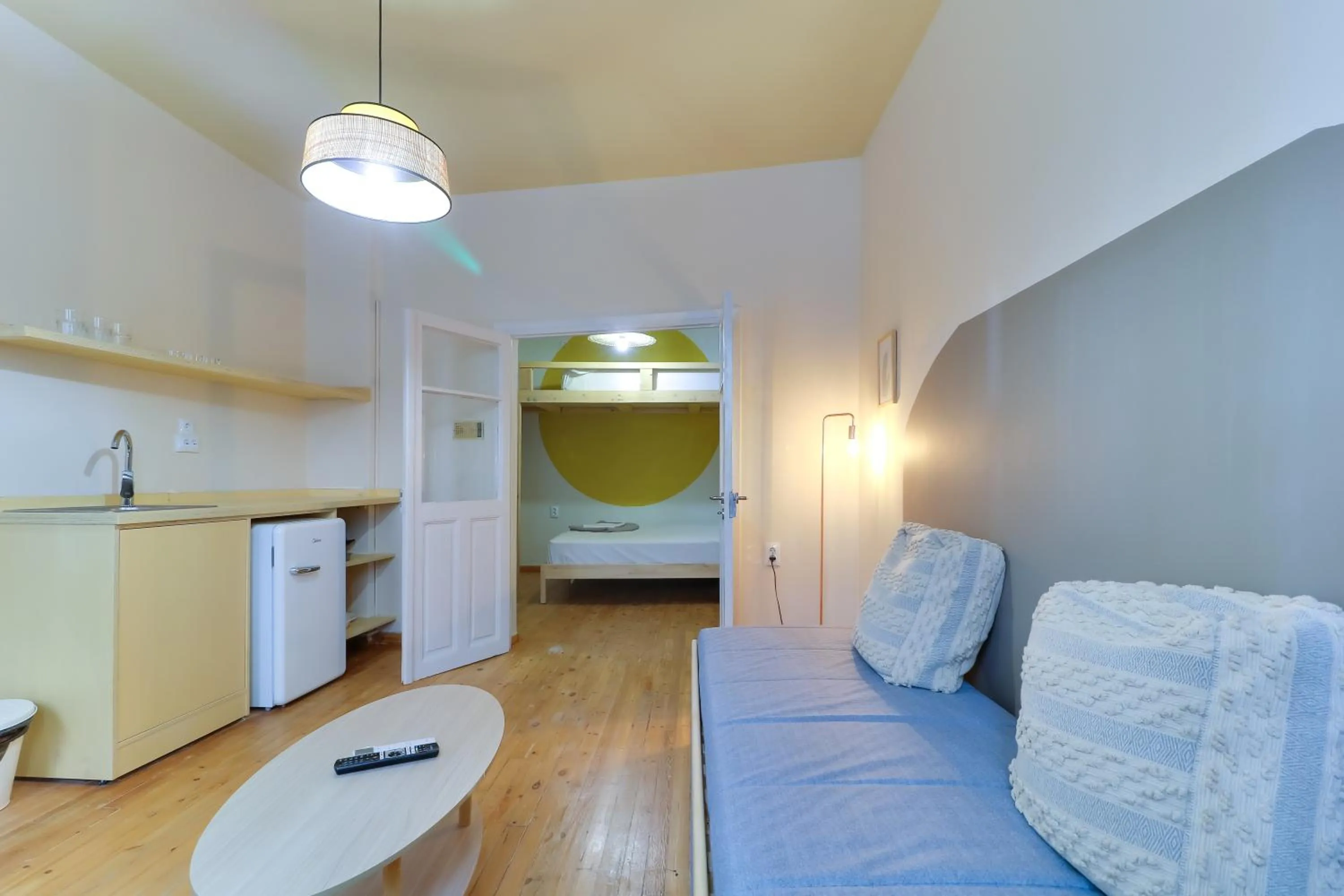 Photo of the whole room, Bed in athensvintage